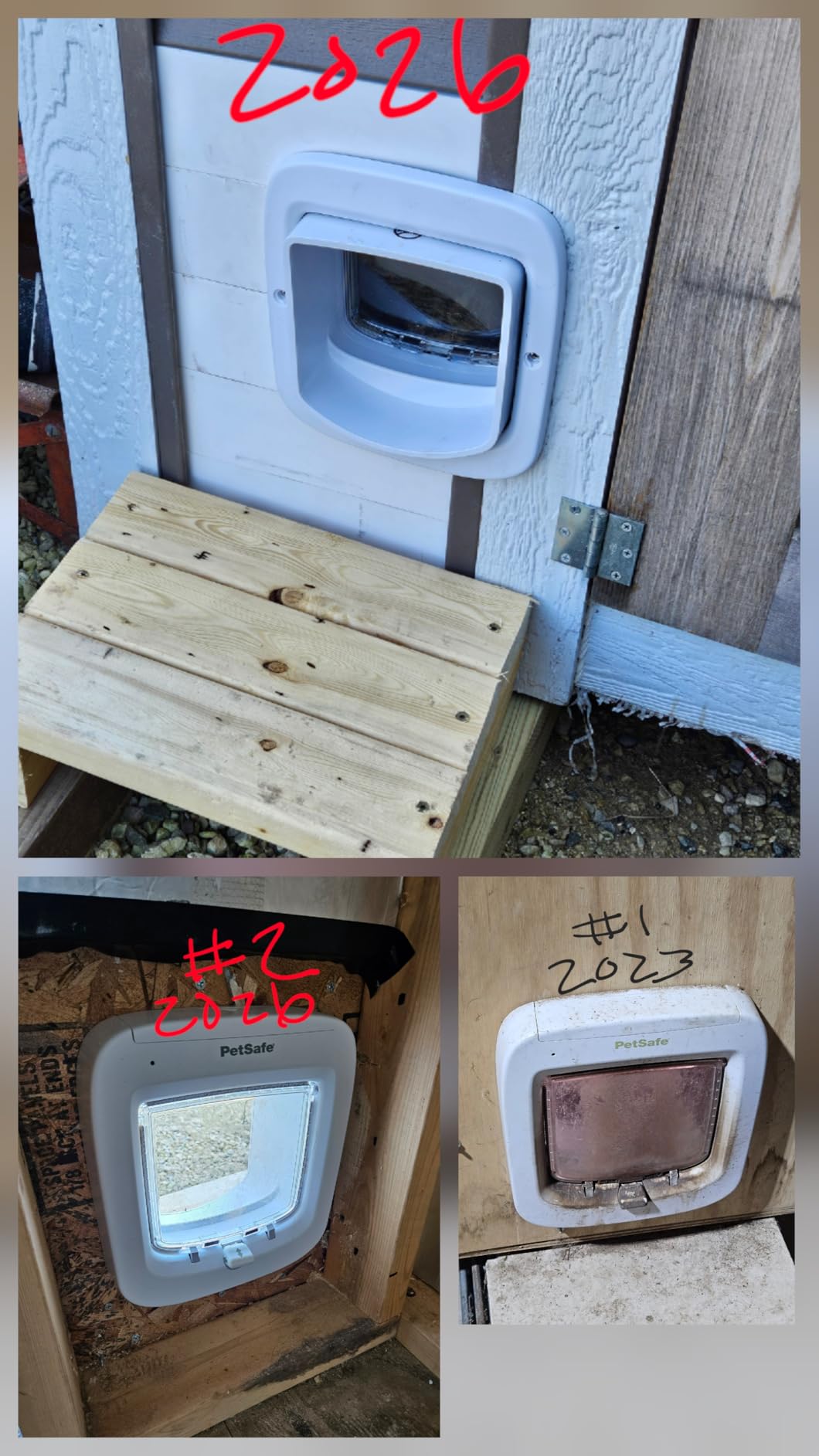 PetSafe Microchip Cat Door, Exterior or Interior Pet Door - Multi-User RFID Access Up to 40 Pets, 4-Way Locking, Weatherproof, DIY Easy Install customer photo 2