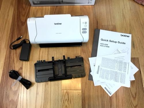 Brother High-Speed Desktop Document Scanner, ADS-2200, Multiple Scan Destinations, Duplex Scanning customer photo 1