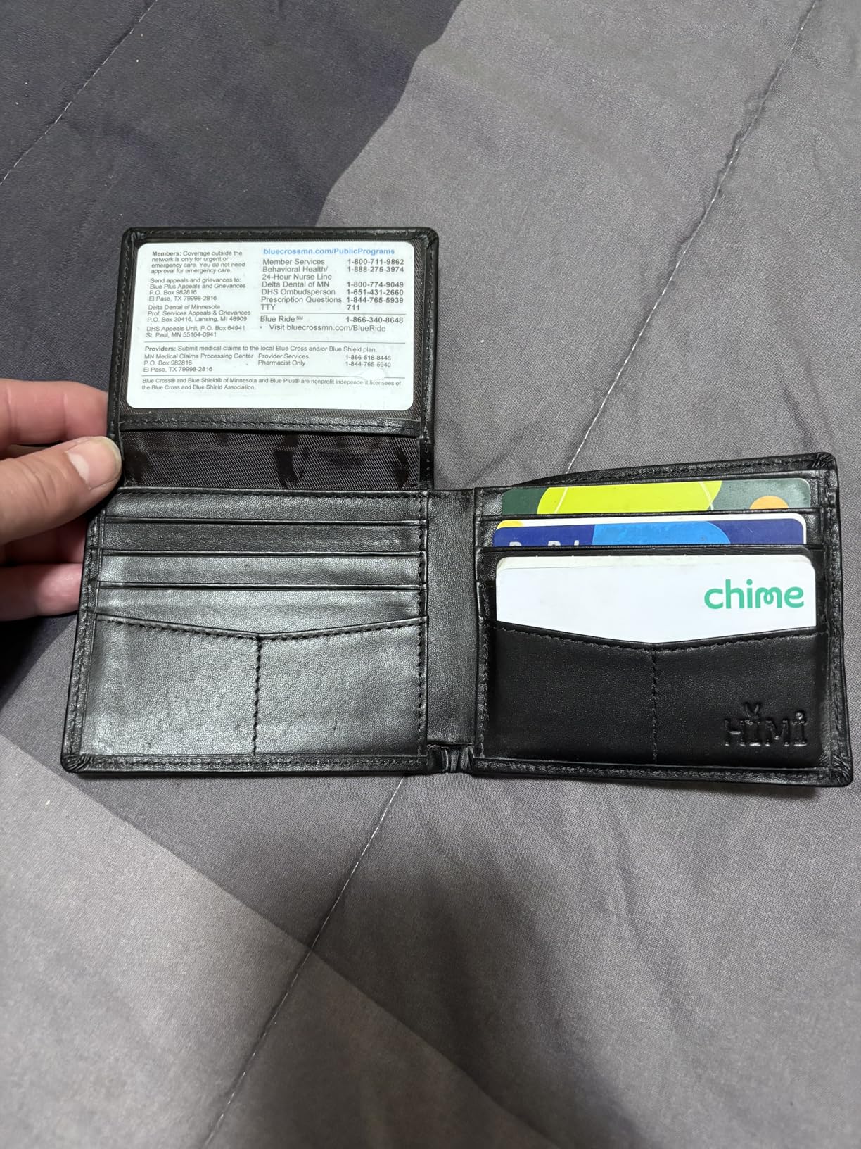Wallet for Men-Genuine Leather RFID Blocking Bifold Stylish Wallet With 2 ID Window customer photo 2