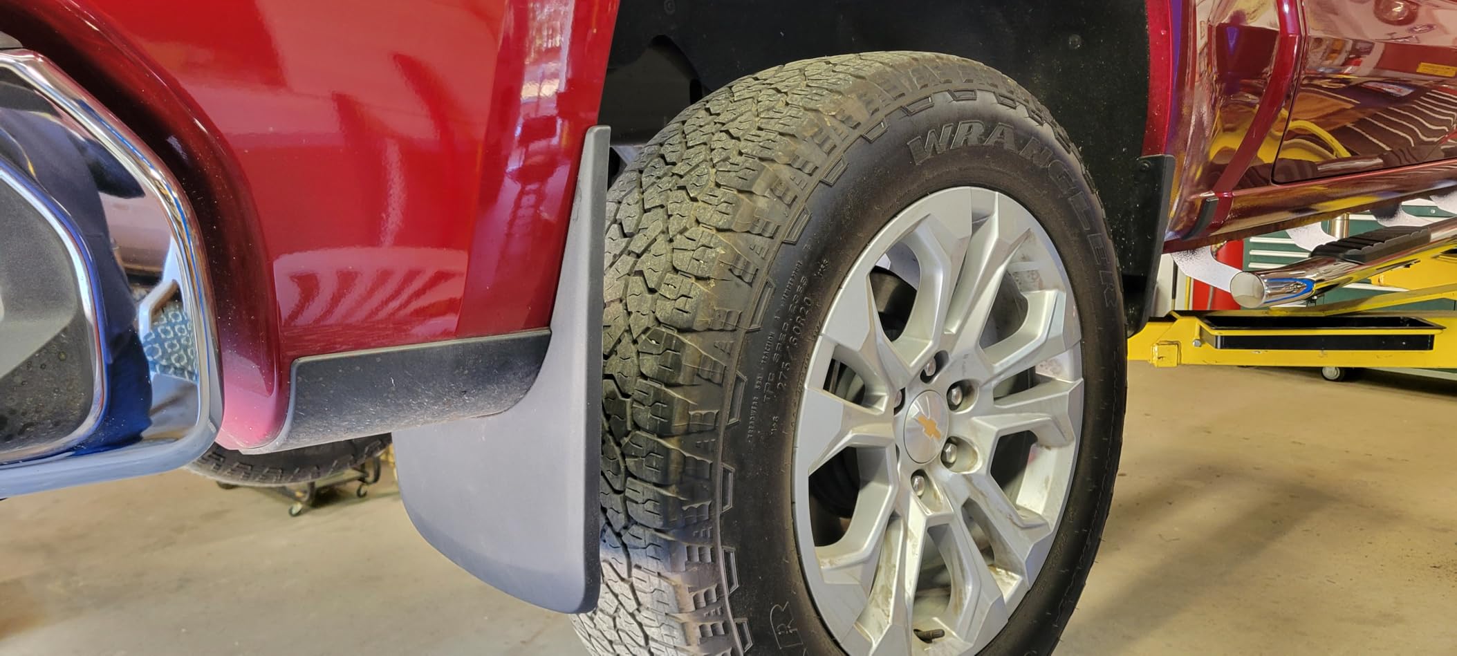KIWI MASTER Mud Flaps for 2009-18 Dodge Ram 1500/2500/3500, 2019-2024 Ram 1500 Classic (Without OEM Fender Flares, Single Rear Wheels), Heavy Duty Front & Rear Mud Guards, No Drill, 4 Pcs Set customer photo 1
