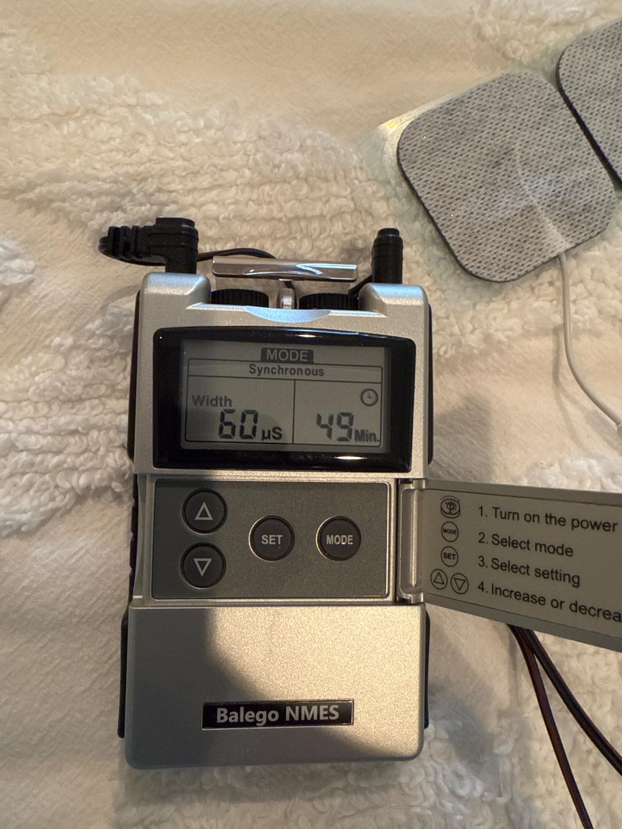 Balego EMS Digital Neuromuscular NMES Stimulator OTC customer photo 1