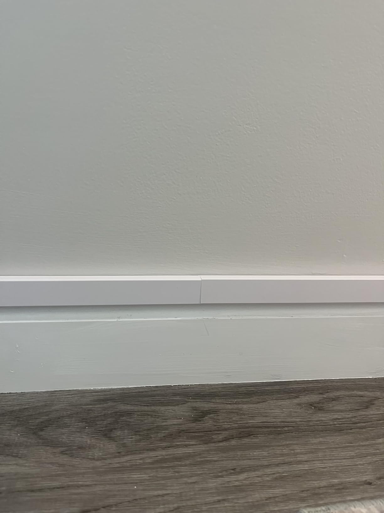 Yecaye Cord Hider, 113in One-Cord Cable Concealer, Cord Covers for Wires on Wall, Easy Install Cable Management Kit for 2 Small Wires, Cables Raceway Home Office, W0.59in H0.4in, White customer photo 2