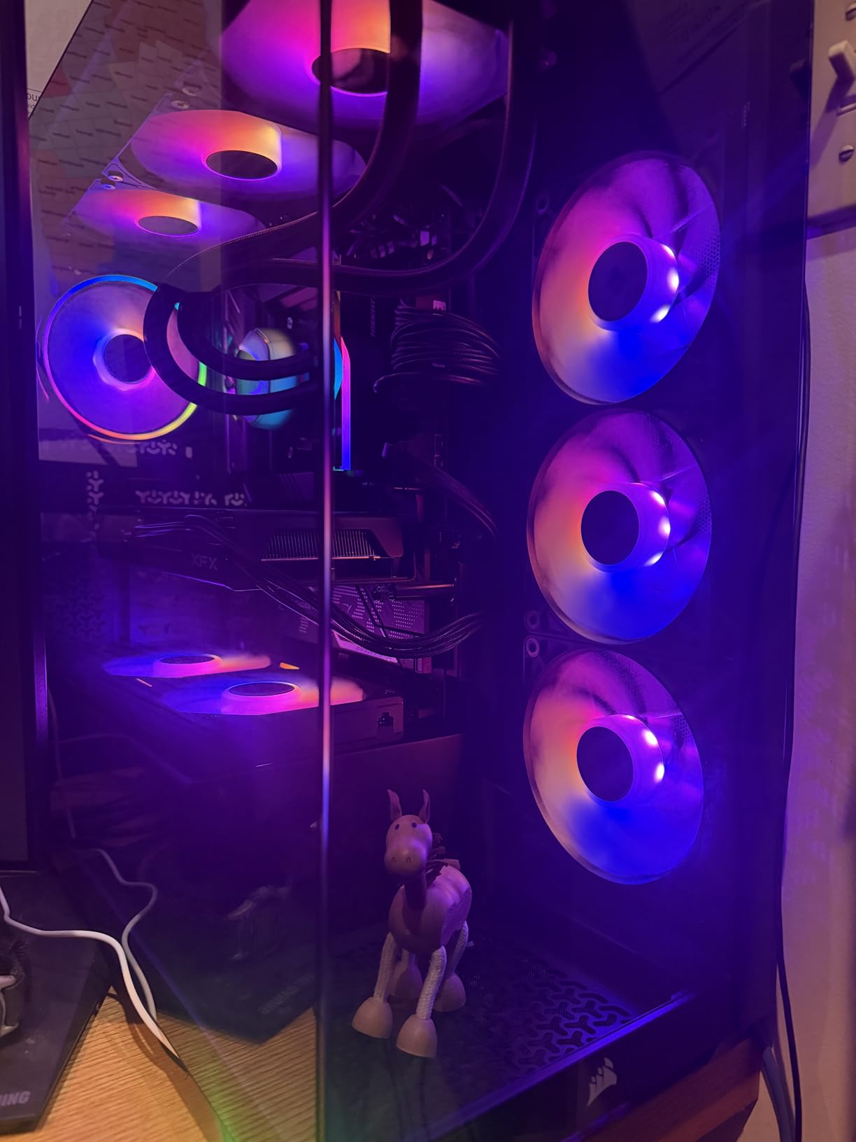 Cooler Master Elite Liquid 360 CPU AIO Cooler - 360mm Radiator, 3X ARGB PWM Fans, Dual-Chamber Pump Design, Ultra-Quiet High-Performance Cooling, AMD AM5/AM4 & Intel LGA 1851/1700, Black customer photo 1