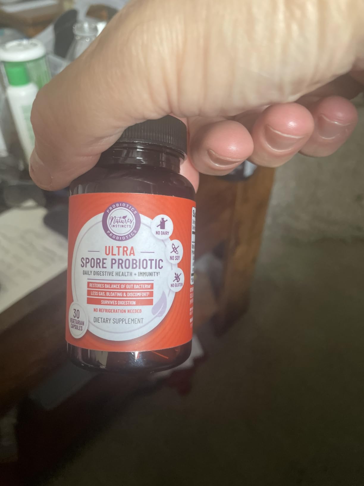 Ultra Spore Probiotic with Live Strains | Daily Soil Based Probiotic for Digestive Support & Gut Health | Soy-Free, Dairy-Free, Gluten-Free, Non-Refrigerated Probiotics, 30 Capsules customer photo 1