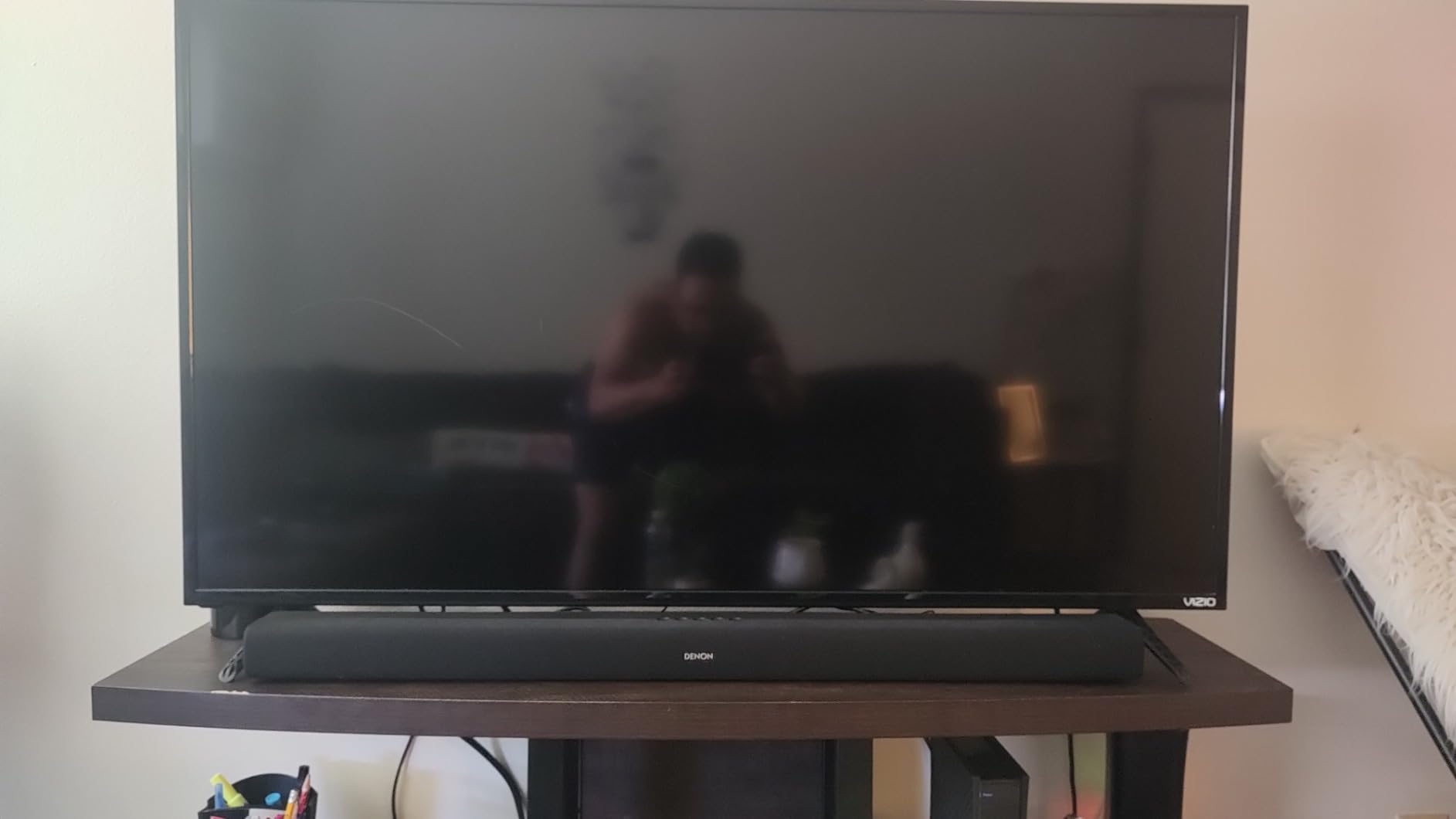 Denon DHT-S316 TV Sound Bar with Subwoofer, Wireless Home Theater Soundbar System | Virtual Surround Sound Technology | Wall-Mountable | Bluetooth Compatibility | Smart & Slim-Profile | Black customer photo 1