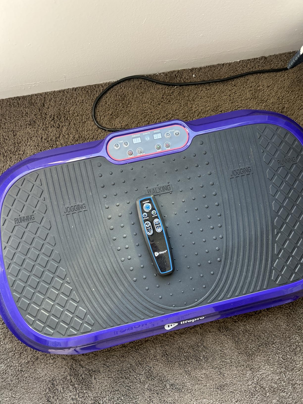 Lifepro Waver Vibration Plate Exercise Machine - High-Intensity Vibration Plate for Lymphatic Drainage - Full-Body Workout Vibrating Platform with Loop Bands - Fitness Equipment for Strength & Toning customer photo 2