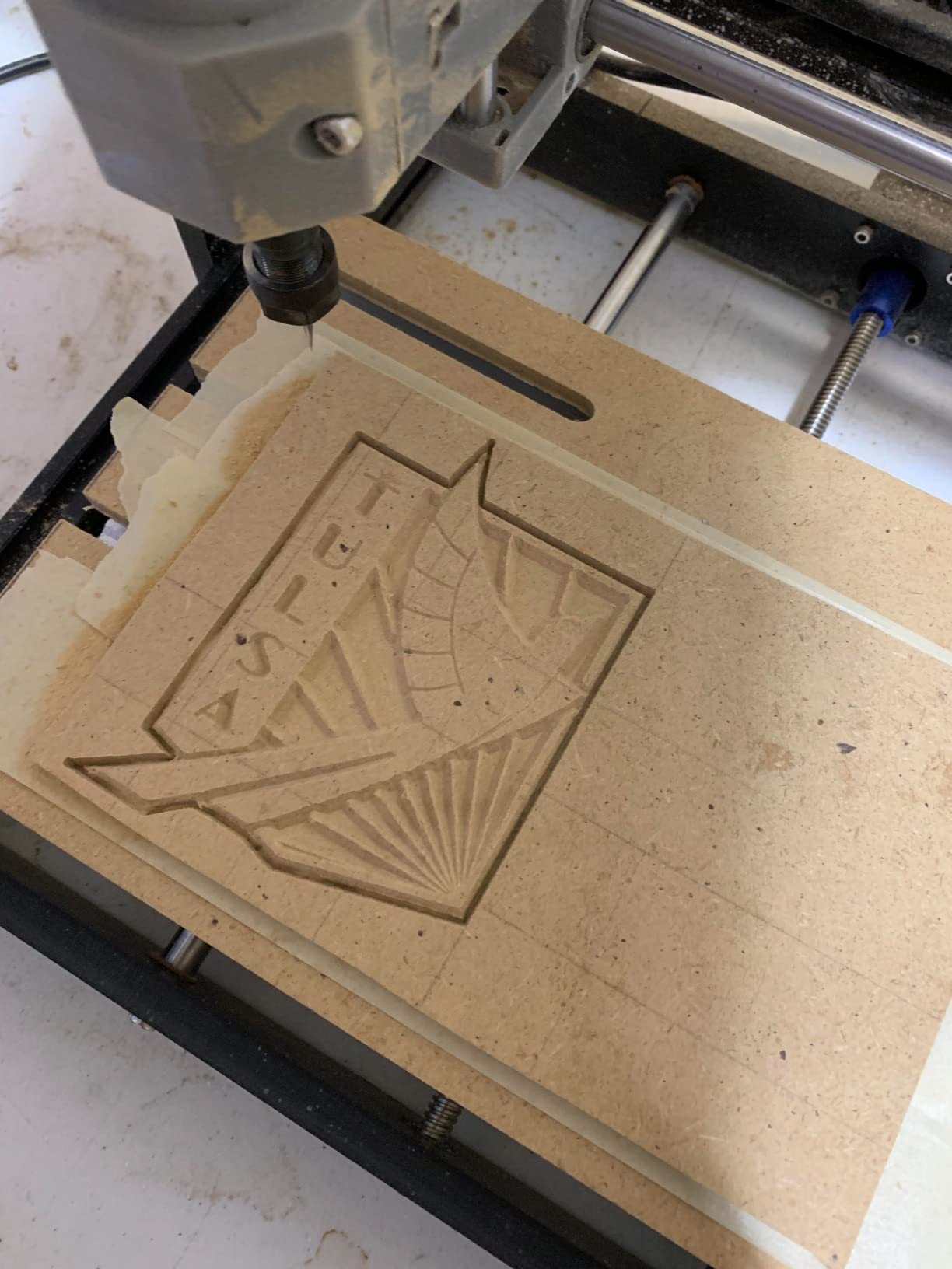 Genmitsu CNC 3018-PRO Router Kit GRBL Control 3 Axis Plastic Acrylic PCB PVC Wood Carving Milling Engraving Machine with Offline Controller, XYZ Working Area 300 x 180 x 45mm customer photo 1