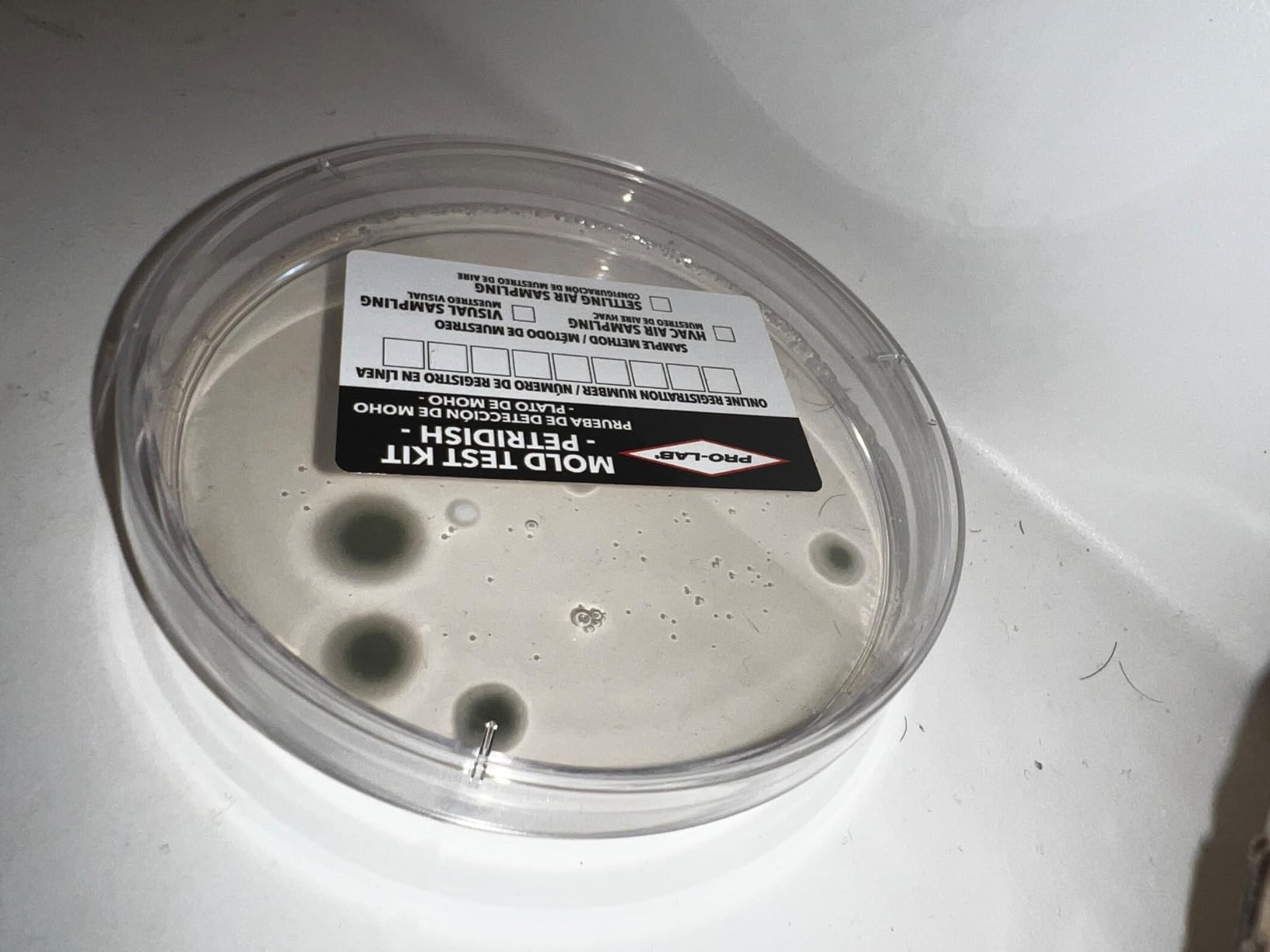 PRO-LAB DIY Mold Test Kit - 1 LAB FEE Included (3 Test Methods: Air, Surface, Bulk.) AIHA Accredited Lab Analysis, Expert Consultation and Return Shipping Included customer photo 1