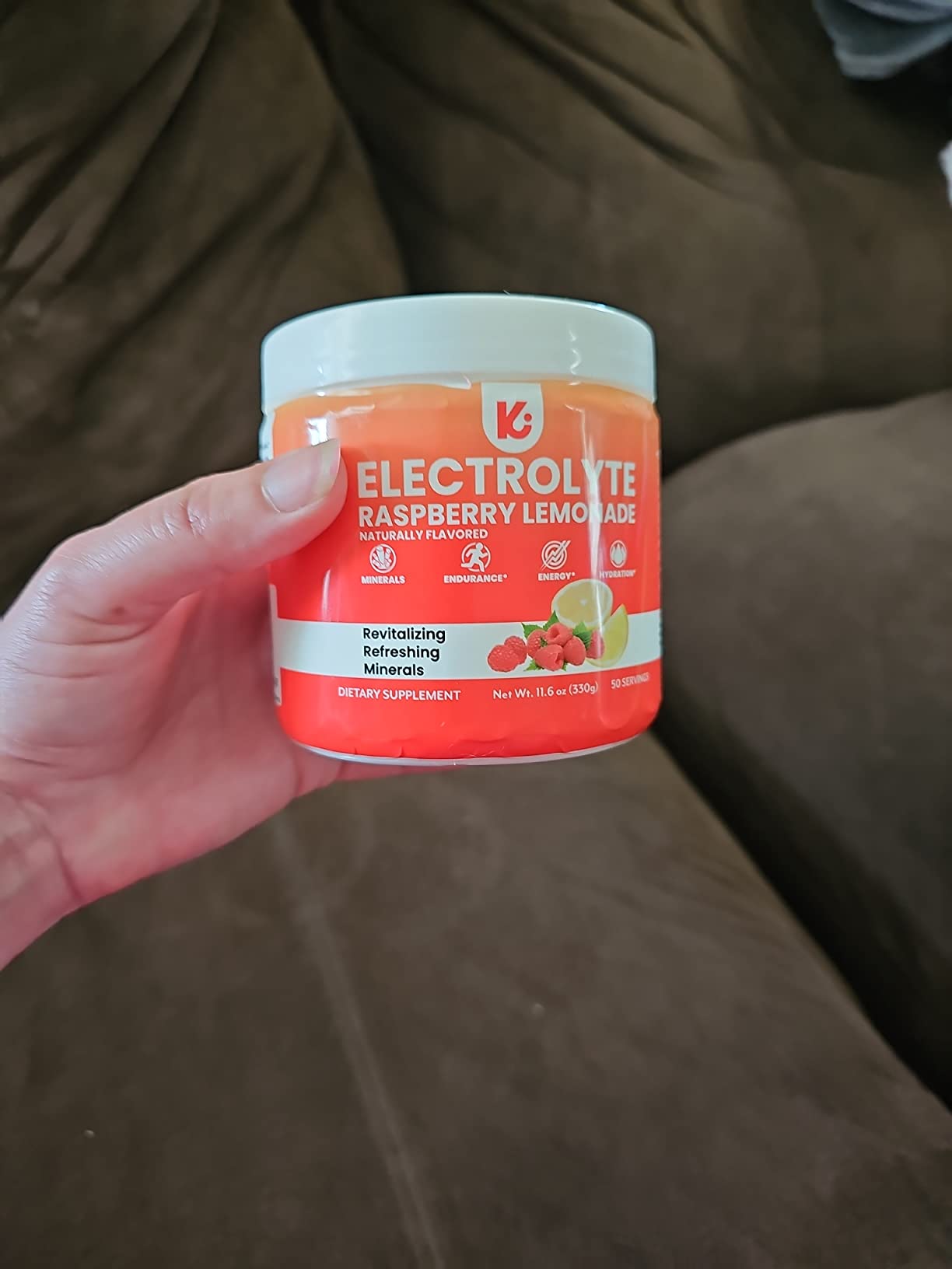 Keppi Electrolytes Powder - Raspberry Lemonade Flavor 50 Servings - No Sugar Hydration Supplement with Magnesium, Potassium, Sodium - Keto, Vegan, Fasting-Friendly, Zero Calorie Electrolyte Drink customer photo 2