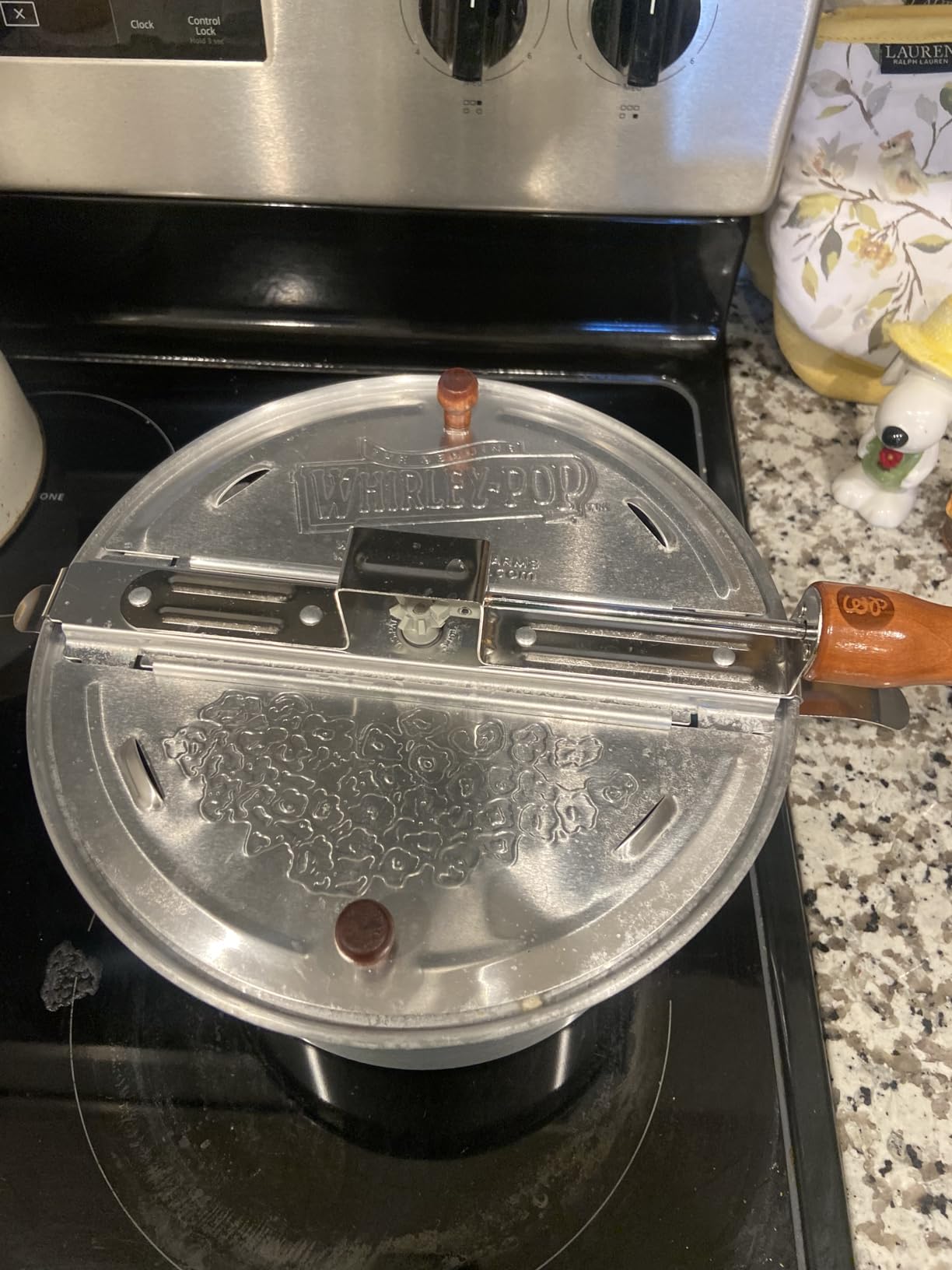 Original Whirley Pop Popcorn Machine - 3-Minute Stovetop Popcorn Maker for Home Movie Snacks & Game Night - Wabash Valley Farms - Aluminum Pot With Nylon Gears - (Silver) customer photo 2