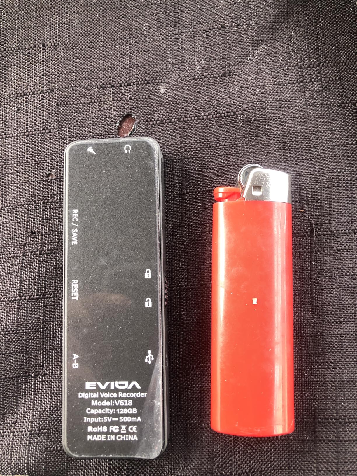 128GB Digital Voice Recorder for Lectures Meetings - EVIDA 9296 Hours Voice Activated Recording Device Audio Recorder with Playback, Password customer photo 2