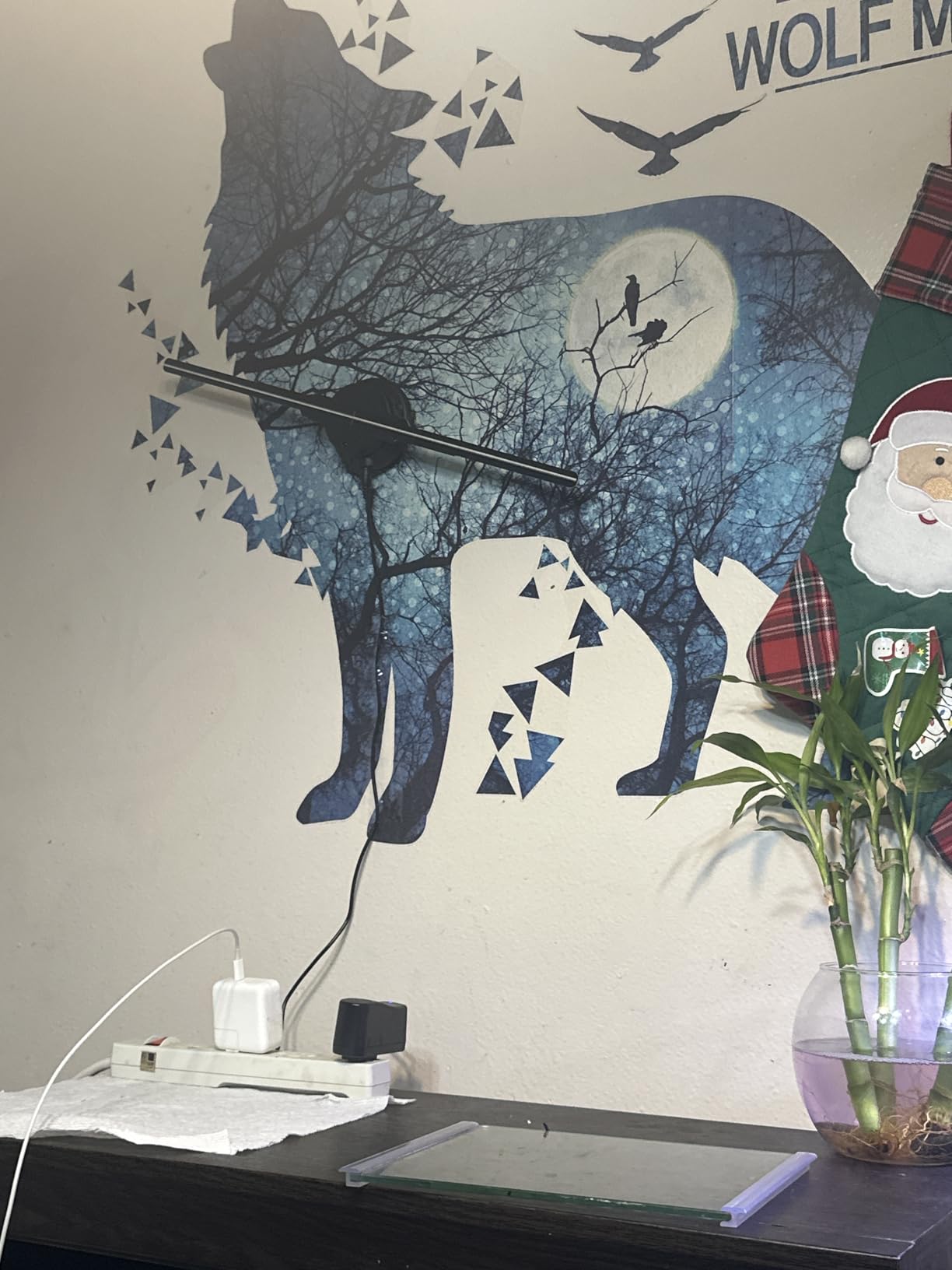 3DHologramFan, 42CM 3DHologramfan Projector HD LED Holographic Christmas Tree Advertising Display with Remote and Bluetooth and WiFi, 1500 Video Library and for Business, Bar, Halloween Missyou 16.5 Inch customer photo 2