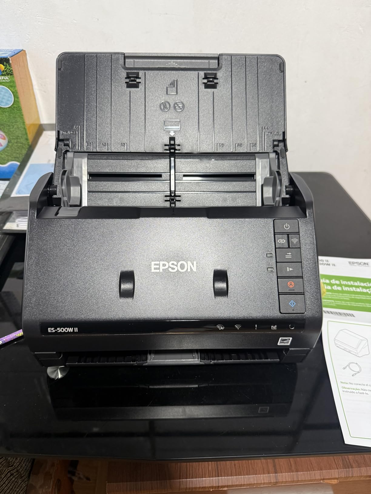 Epson Workforce ES-500W II Wireless Color Duplex Desktop Document Scanner for PC and Mac with Auto Feeder (ADF), Scan from Smartphone or Tablet customer photo 1