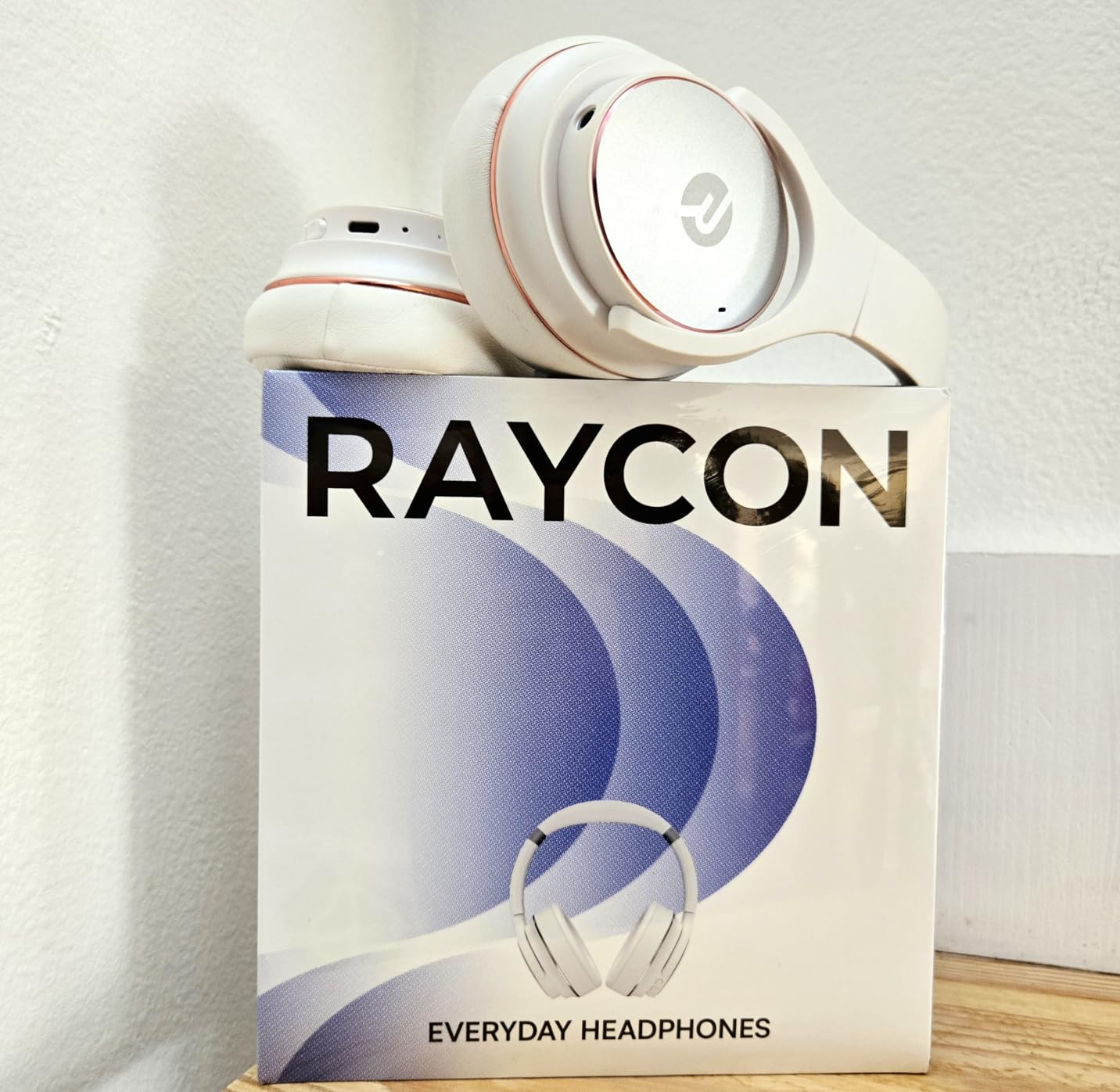 Raycon The Everyday Wireless Bluetooth Over Ear Headphones, with Active Noise Cancelling, Awareness Mode and Built in Microphone, IPX4 Water Resistance, 40 Hours of Battery Life (Black) customer photo 1