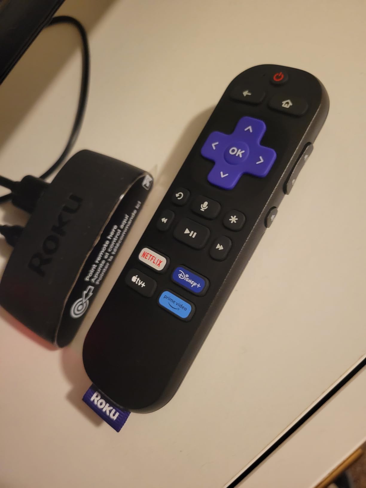 Roku Express 4K+ | Roku Streaming Device 4K/HDR with Voice Remote, Free & Live TV customer photo 1