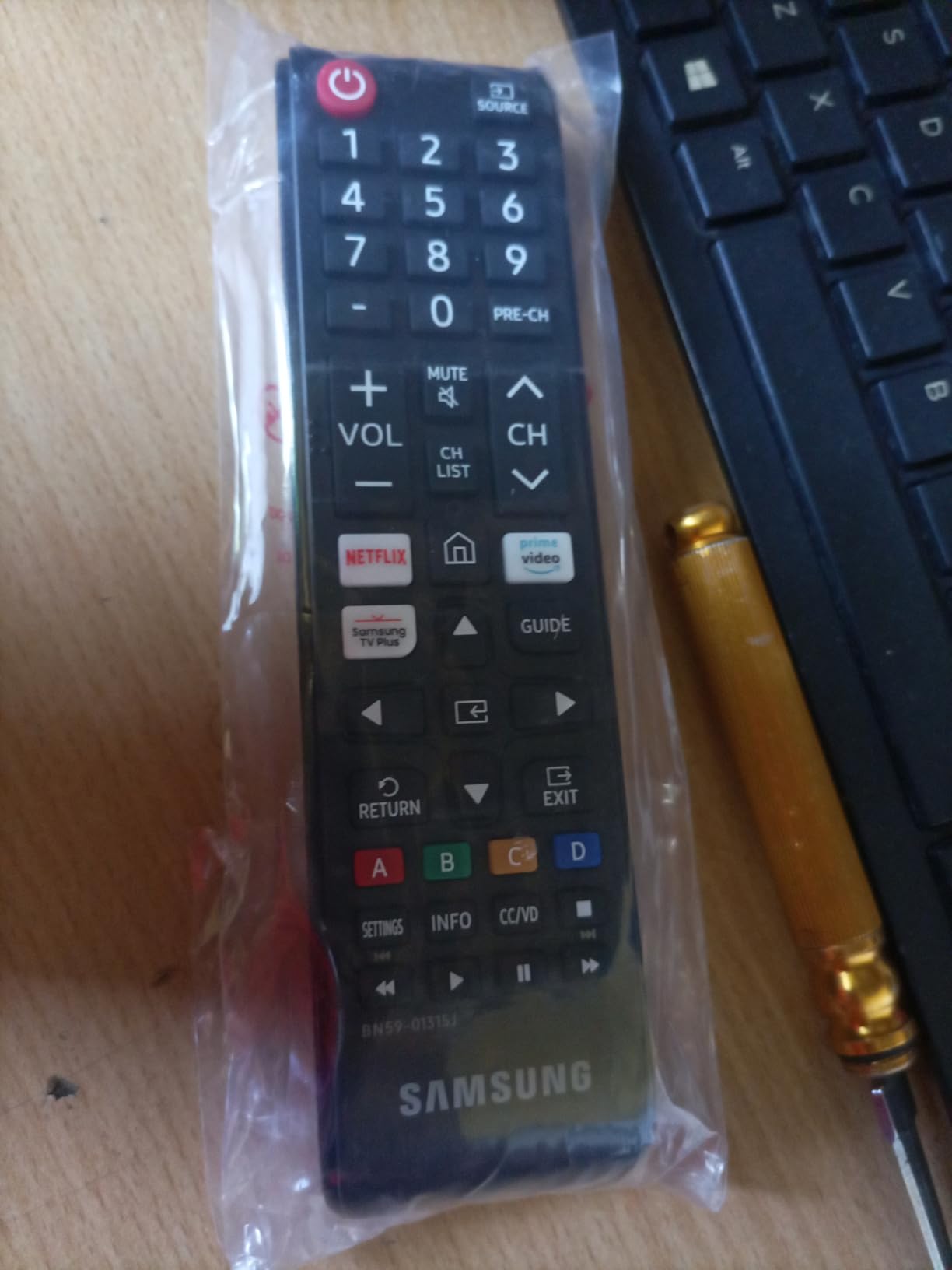 Samsung OEM Remote Control with Netflix Hotkey - Black (BN59-01315J) customer photo 2