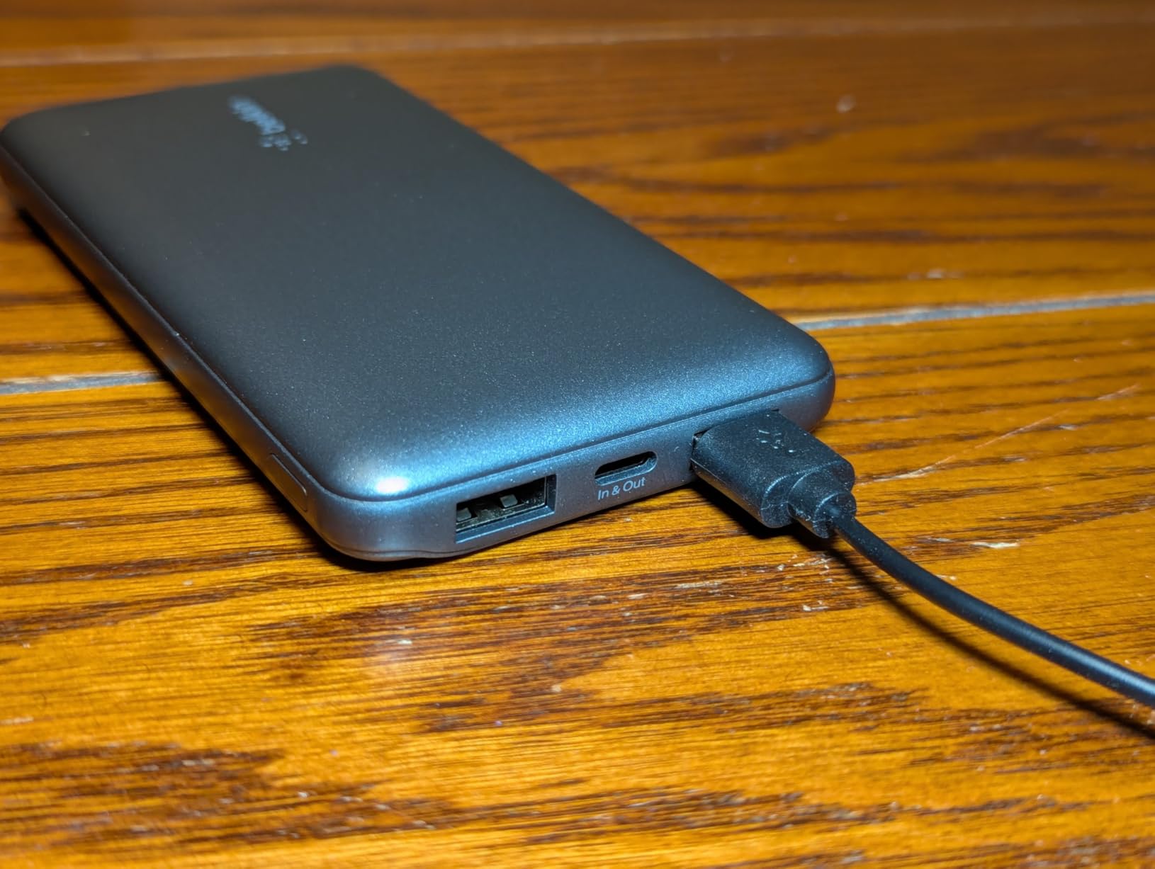 Belkin Portable Charger, USB C Power Bank 10000 mAh w/ 2xUSB-A Ports, 15W w/ Type-C to Type-A Cable - iPhone 17, Air, Pro, Pro Max, Samsung Galaxy S25, Nintendo Switch 2, Google Pixel 10, etc. - Blue customer photo 2