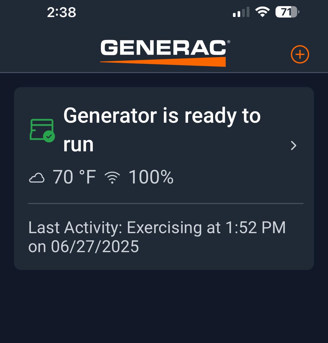 Generac Guardian 14kW Home Standby Generator with 200 Amp Transfer Switch - Automatic Whole House Backup Power for Storms, Emergencies, and Outages, WiFi Enabled, Runs on Natural Gas or Liquid Propane customer photo 1