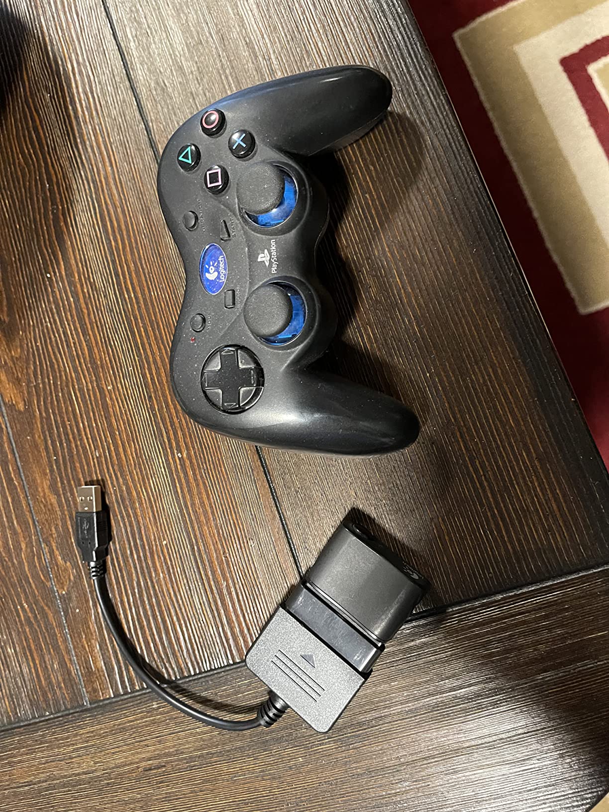 Xahpower PS2 Controller to USB Adapter Converter Cable, Compatible with Sony PS1/PS2 Controller Gamepad to PS3/PC Controller customer photo 2