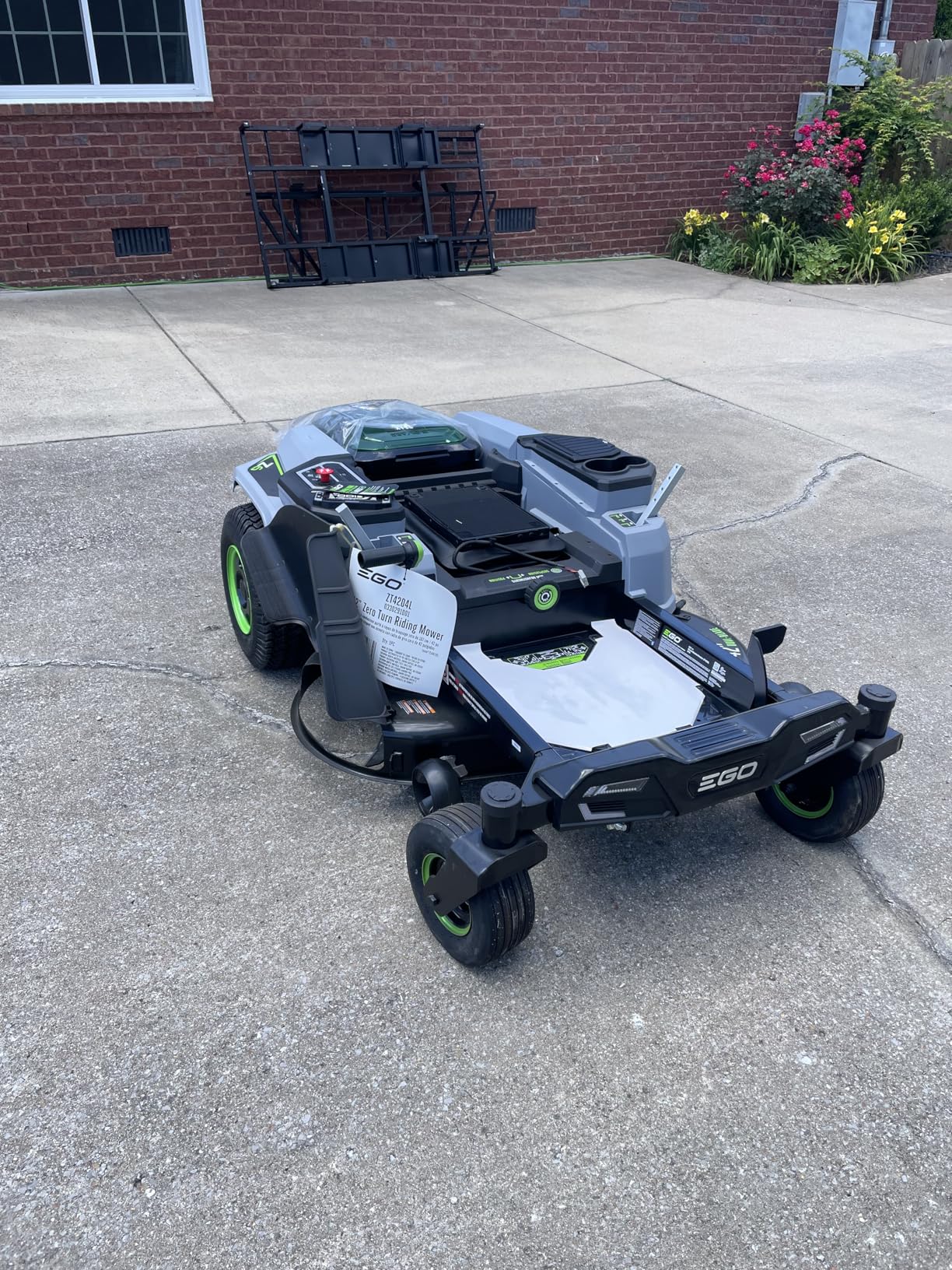 EGO Power+ Electric Riding Lawn Mower, 42