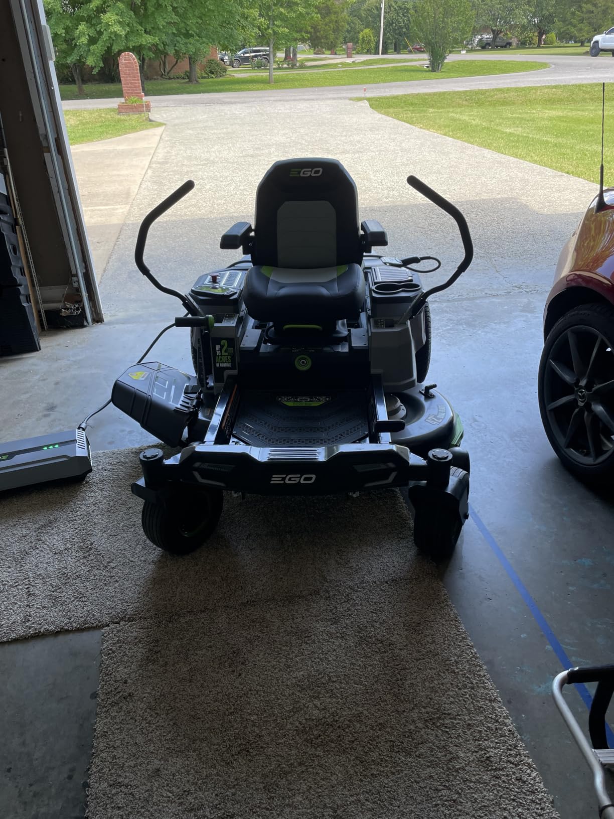 EGO Power+ Electric Riding Lawn Mower, 42