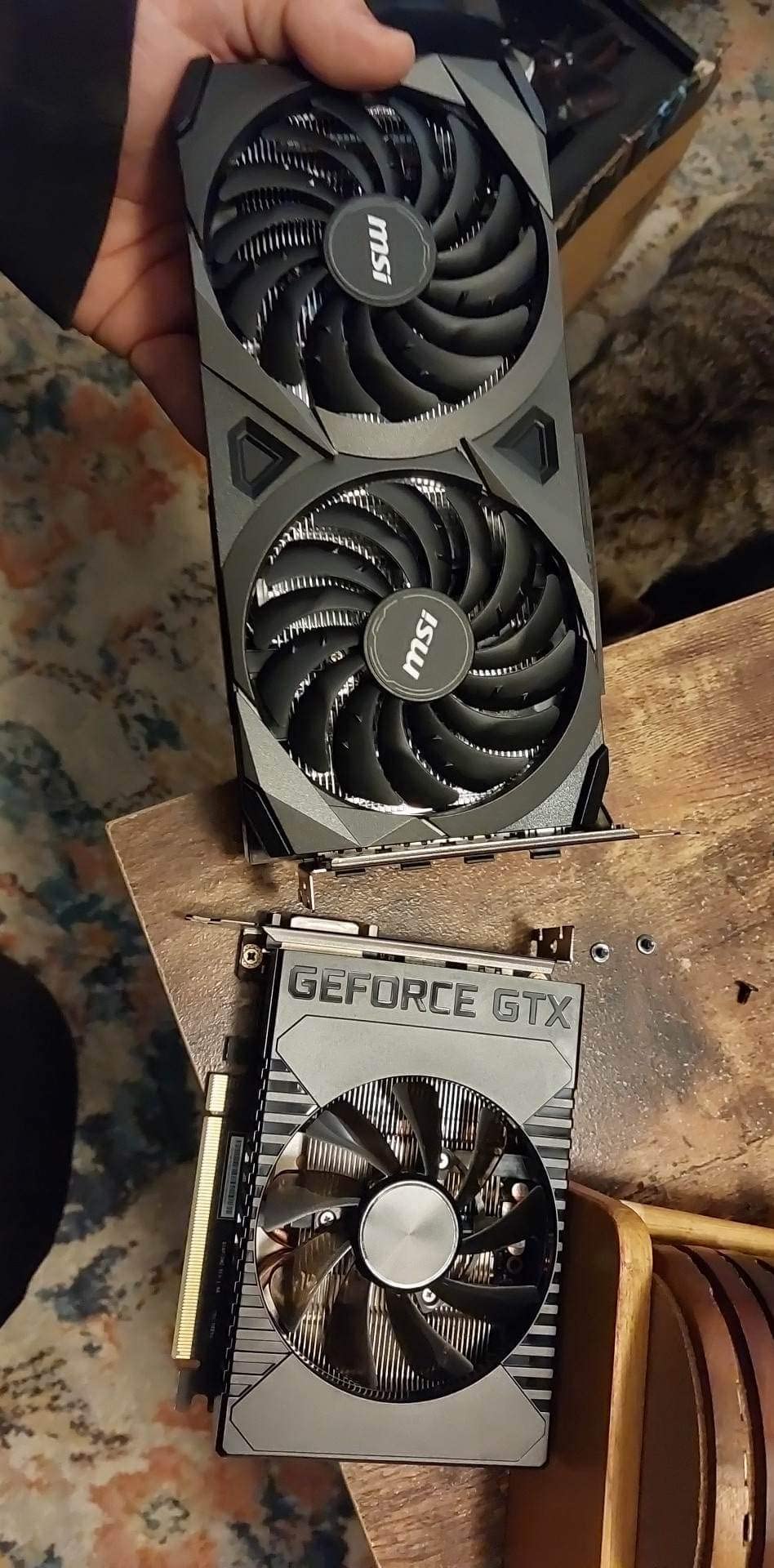 MSI Gaming GeForce RTX 3060 Ti LHR 8GB GDRR6, Boost Clock: 1695 MHz, 256-Bit, HDMI/DP, Nvlink, Torx Fan 3, Ampere Architecture OC Graphics Card (RTX 3060 Ti Ventus 2X 8G OCV1 LHR) customer photo 2