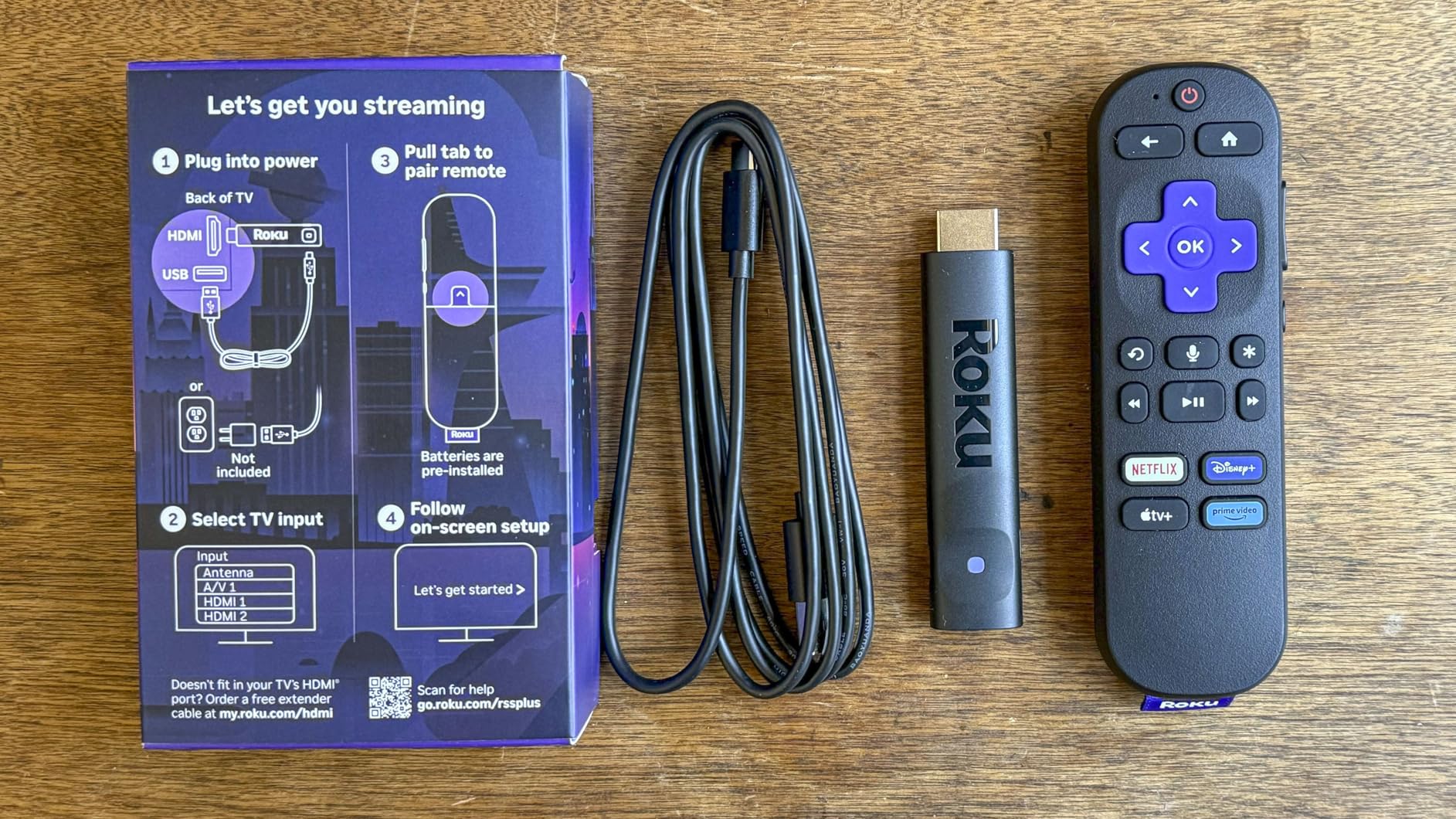 Roku Streaming Stick 4K - HDR & Dolby Vision Roku Streaming Device for TV with Voice Remote & Long-Range Wi-Fi - Free & Live TV customer photo 1