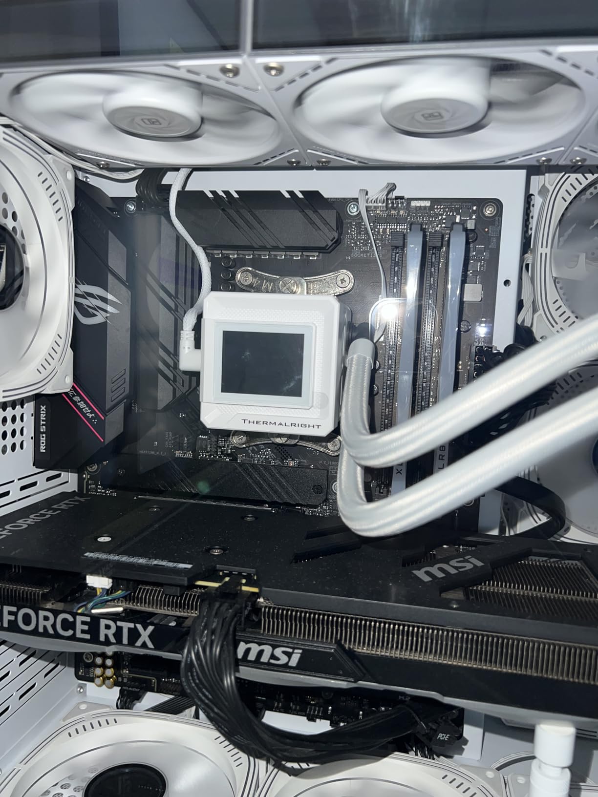 Asus ROG Strix B550-F Gaming WiFi II AMD AM4 (3rd Gen Ryzen) ATX Gaming Motherboard (PCIe 4.0, WiFi 6E, 2.5Gb LAN, BIOS Flashback, HDMI 2.1, Addressable Gen 2 RGB Header and Aura Sync) customer photo 2