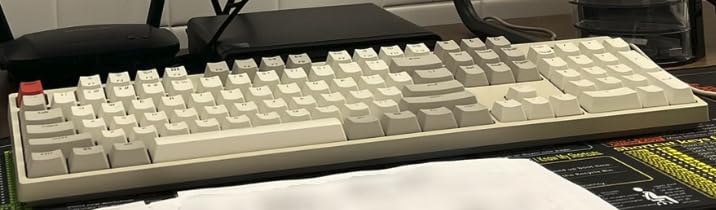 Keychron C2 Full Size Wired Mechanical Keyboard, Brown Switch, Retro | ABS keycaps, USB-C connection, Ergonomic support, Non-backlit design, Compatible with Mac Windows customer photo 1