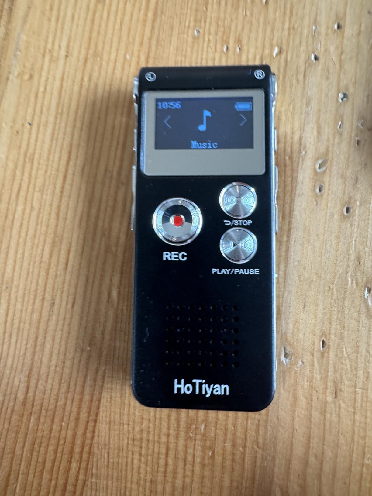 Voice Recorder 16GB Capacity Voice Activated Recording Device Digital Voice Recorder for Lectures, Meetings, Interviews Audio Recorder with USB Rechargeable WAV/MP3 Tape Recorder (16GB) customer photo 2