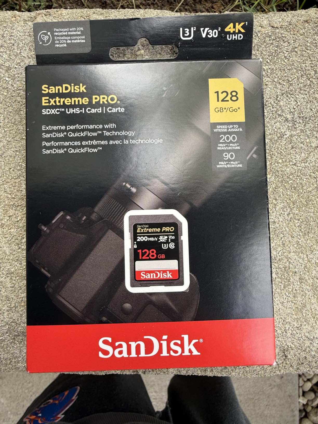 SANDISK 256GB Extreme PRO SDXC UHS-I Memory Card - C10, U3, V30, 4K UHD, SD Card - SDSDXXD-256G-GN4IN customer photo 2