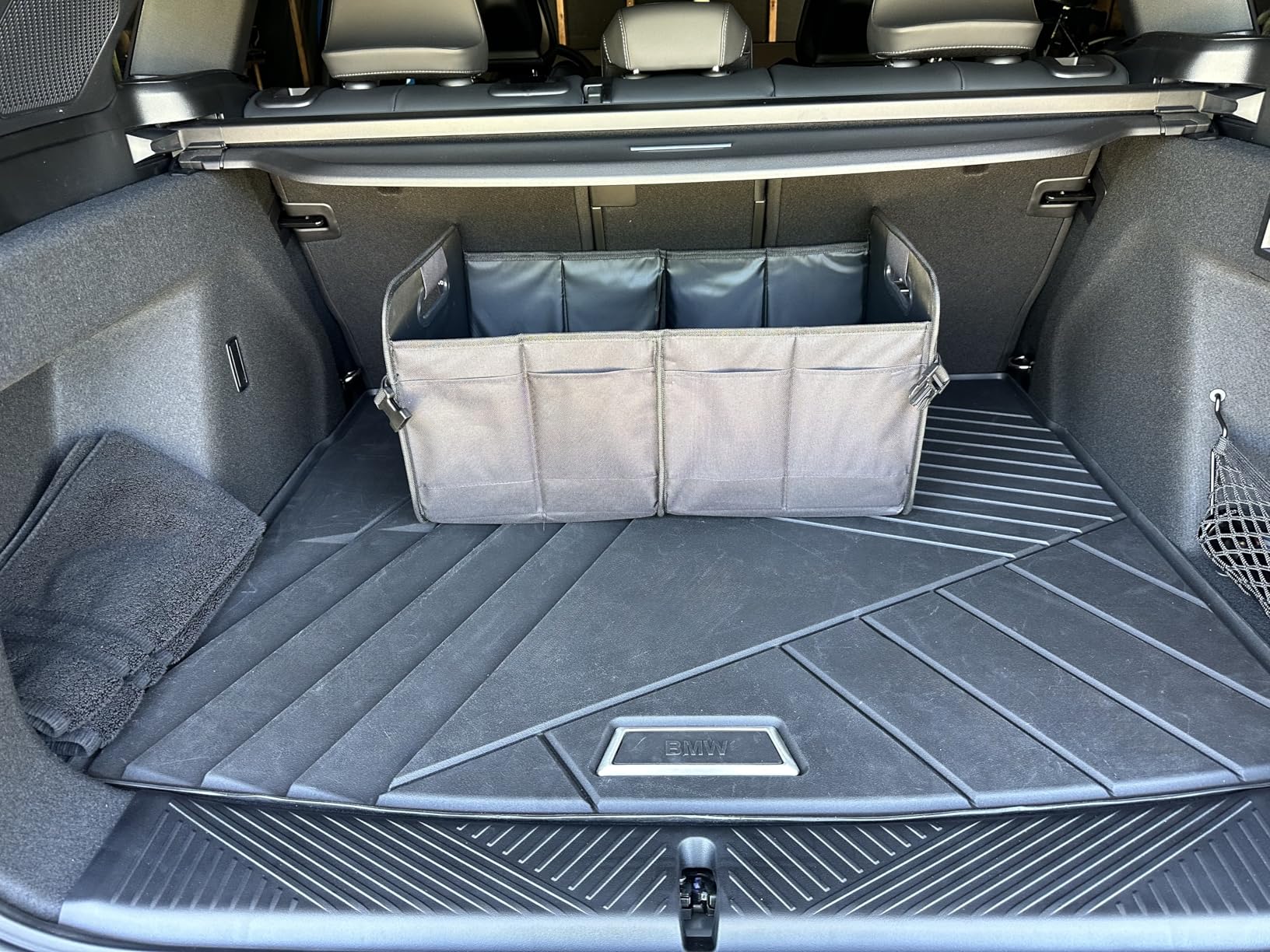 Sposuit Trunk Organizer for Car - 70L Collapsible Car Storage with 11 Pockets & Reinforced Handles, SUV Trunk Organizers for Grocery Cargo(Black) customer photo 2