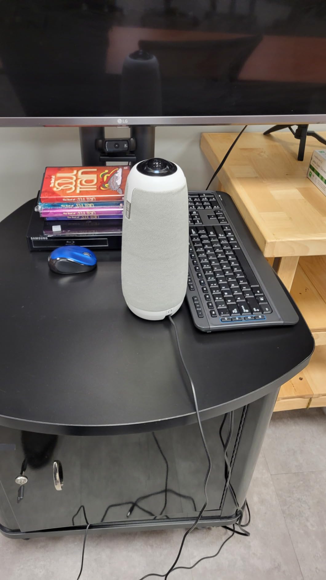 Owl Labs Meeting Owl 3 - 360° 1080p HD Conference Room Camera, AI-Driven Speaker-Tracking, 18-Foot Mic Pickup - Certified for Microsoft Teams - Works with Zoom, Google Meet - Plug & Play Setup customer photo 2