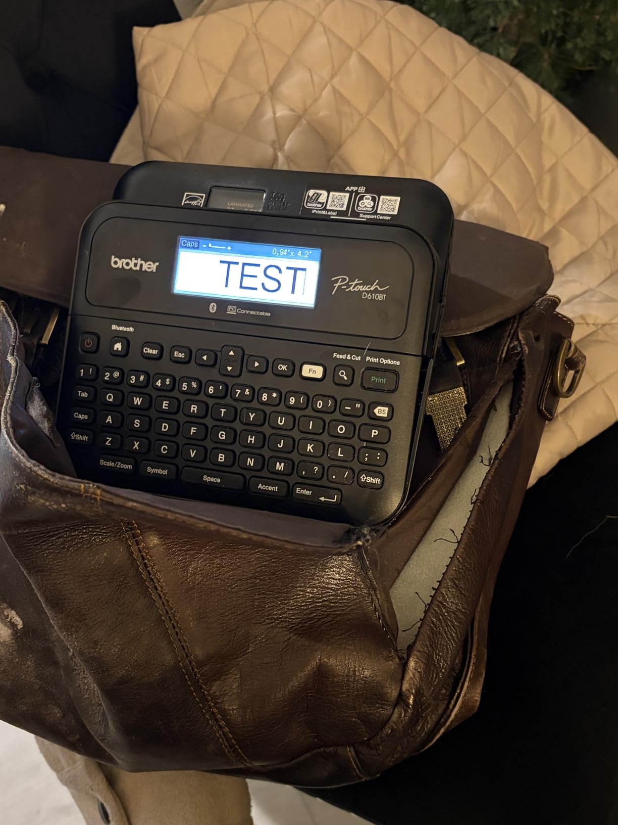 Brother P-touch PT-D610BT Business Professional Connected Label Maker With Bluetooth customer photo 1