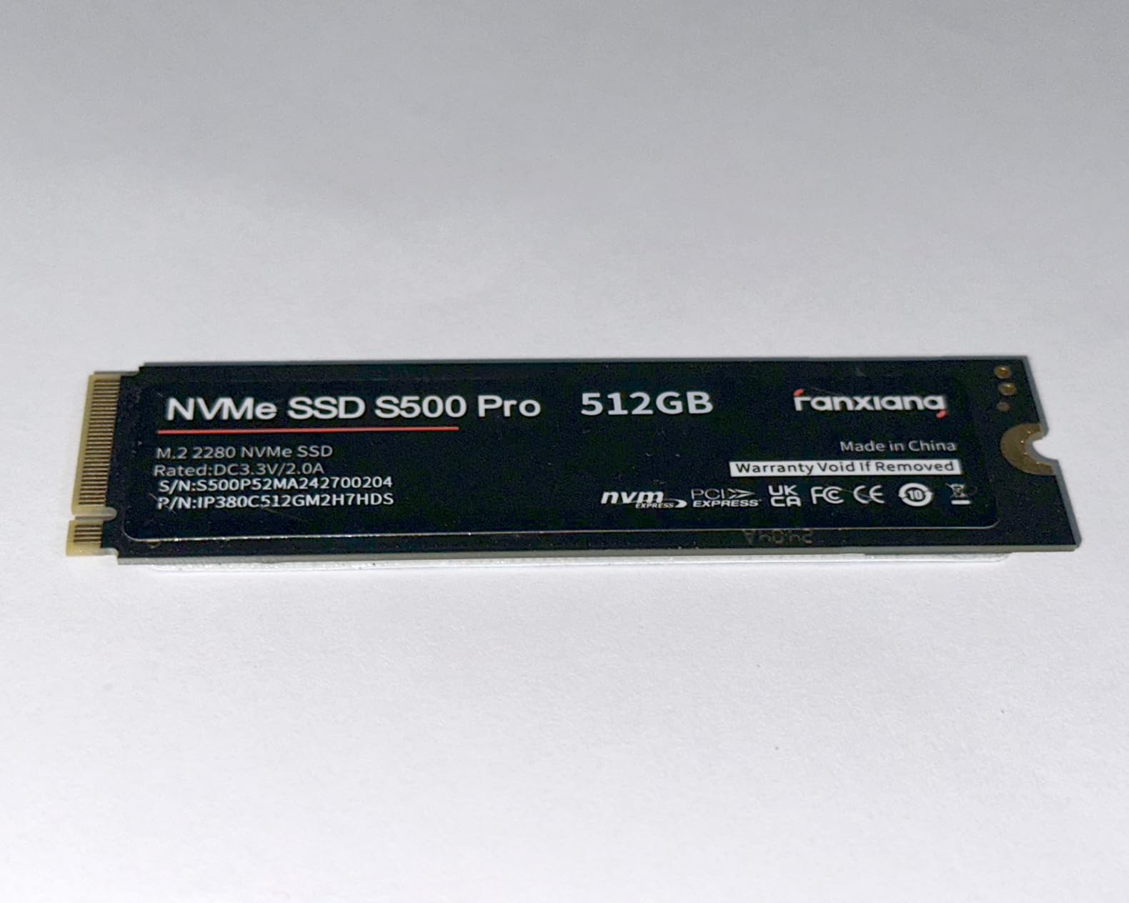 fanxiang S500 Pro 256GB NVMe SSD M.2 PCIe 3.0, Gen 3x4 2280 Internal Solid State Drive, SLC Cache 3D NAND TLC, Up to 3000MB/s, Compatible with Laptop and PC Desktops(Black) customer photo 1