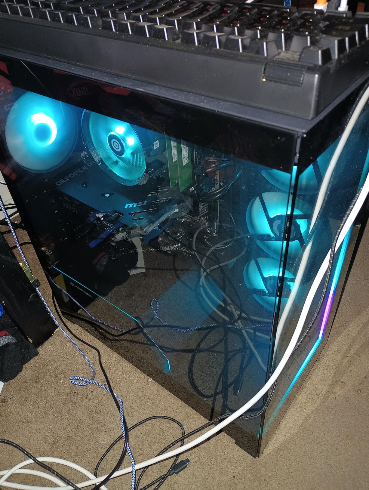 CYBERPOWERPC Gamer Xtreme VR Gaming PC, Intel Core i5-12400F 2.5GHz, GeForce RTX 3050 8GB, 16GB DDR4, 500GB NVMe SSD, WiFi & Win 11 Home (GXiVR8060A16), Black customer photo 2