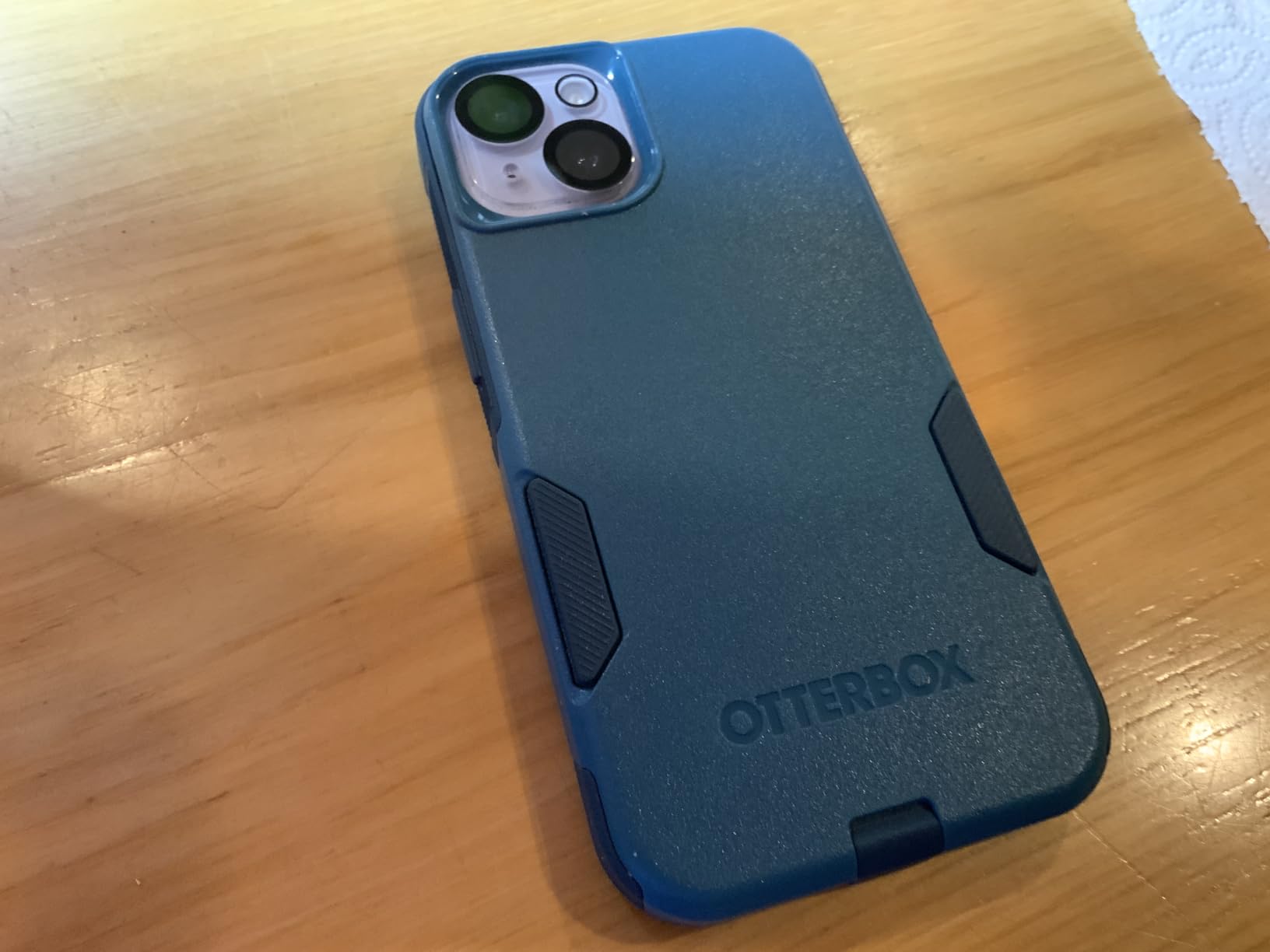 OtterBox iPhone 14 & iPhone 13 Commuter Series Case - BLACK, Slim & Tough, Pocket-Friendly, with Port Protection customer photo 2