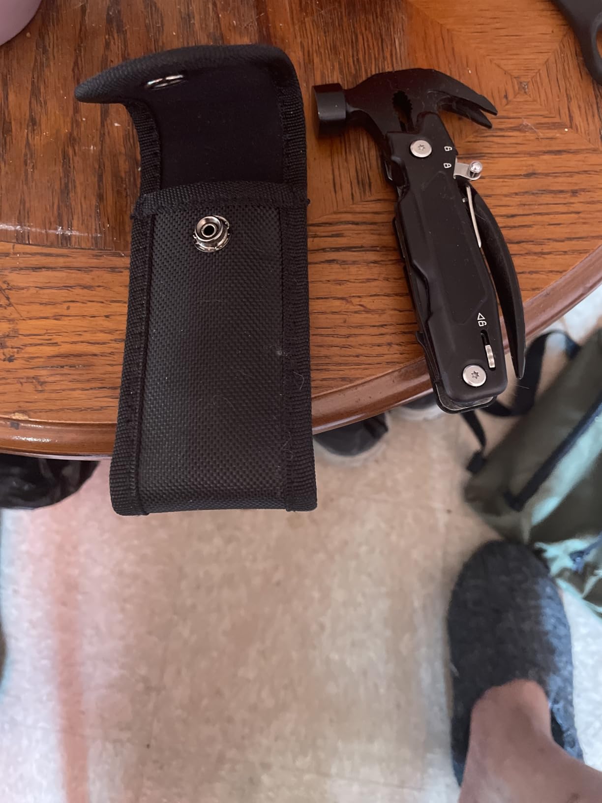 Fathers Day Gift for Husband Dad, Hammer Multitool 15 in 1, Dad Gifts from Daughter Son Wife, Unique Gifts Present for Grandpa Men Him Adults, Outdoor Camping Accessories Survival Gear Cool Gadgets customer photo 1
