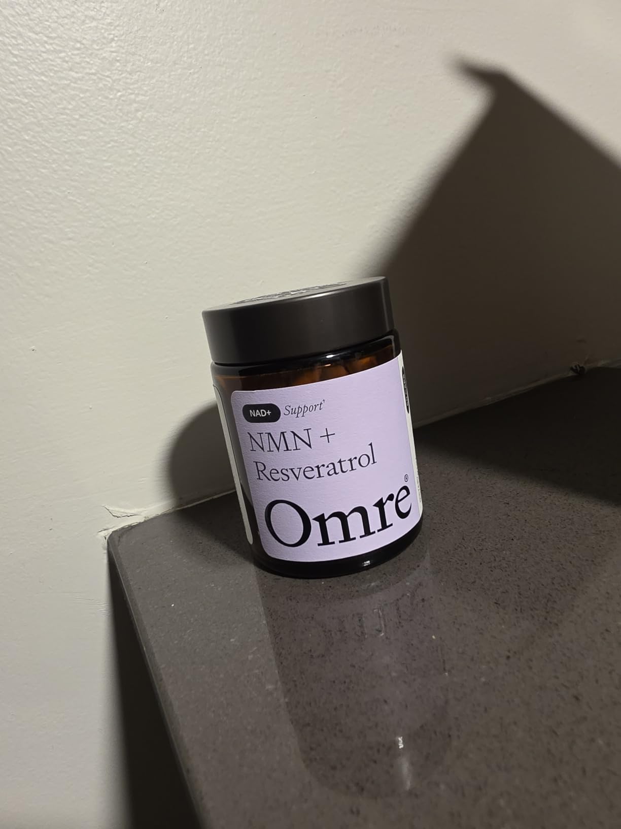 OMRE NMN + Resveratrol Supplement 99% Purity for Cellular Energy, NAD+ Boost | Highly Bioavailable Nicotinamide Mononucleotide Supplement Resveratrol 500mg & NMN 500mg, Made in USA, 60 Capsules customer photo 2