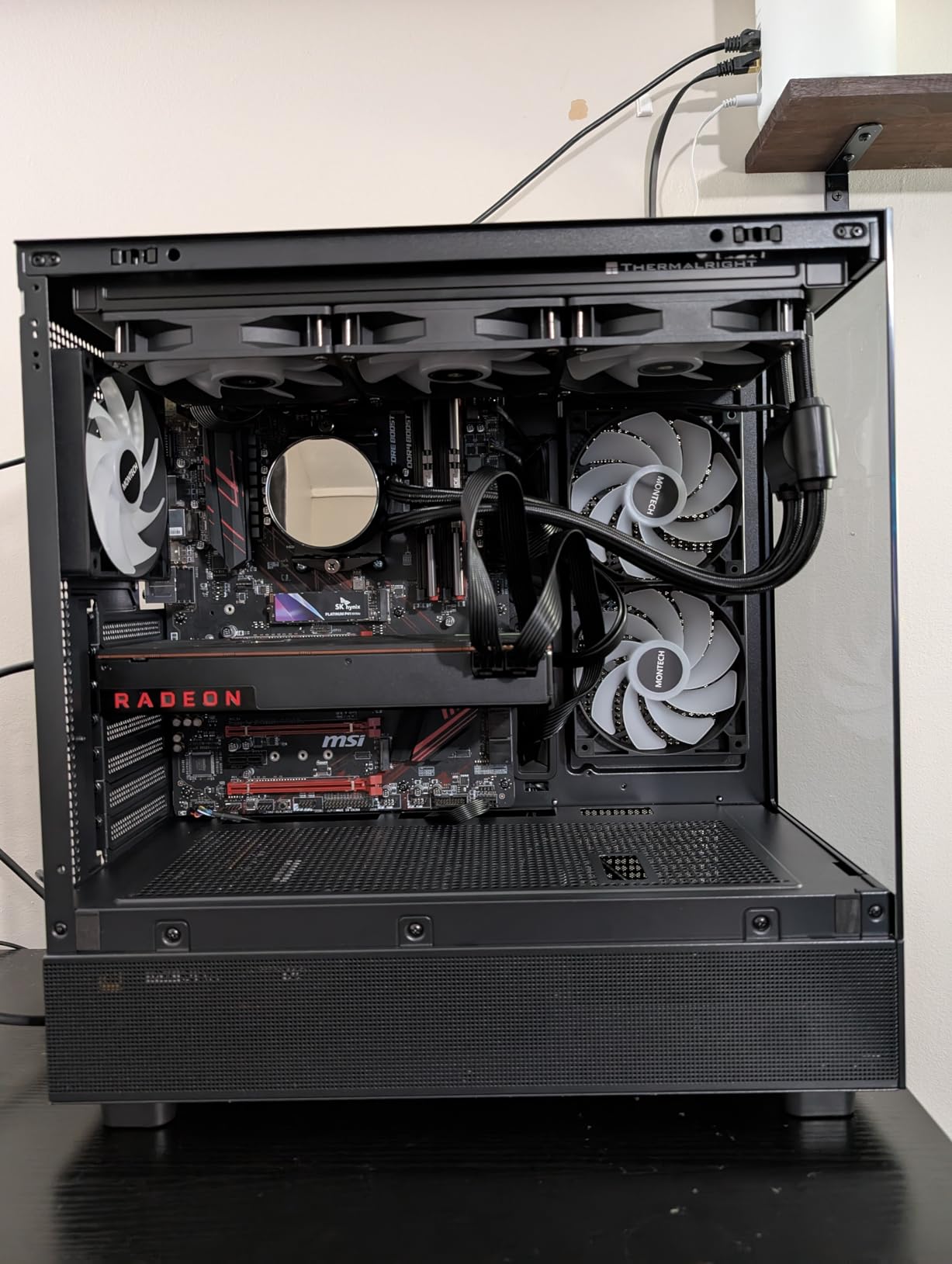 Thermalright Frozen Notte 360 Black ARGB V2 Water Cooling CPU Cooler, 360 Black CPU Cooler Specifications, 3x120mm PWM Fans, S-FDB Bearings, Suitable for AMD/AM4, Intel LGA 1700/1150/1151/1200/2011 customer photo 2