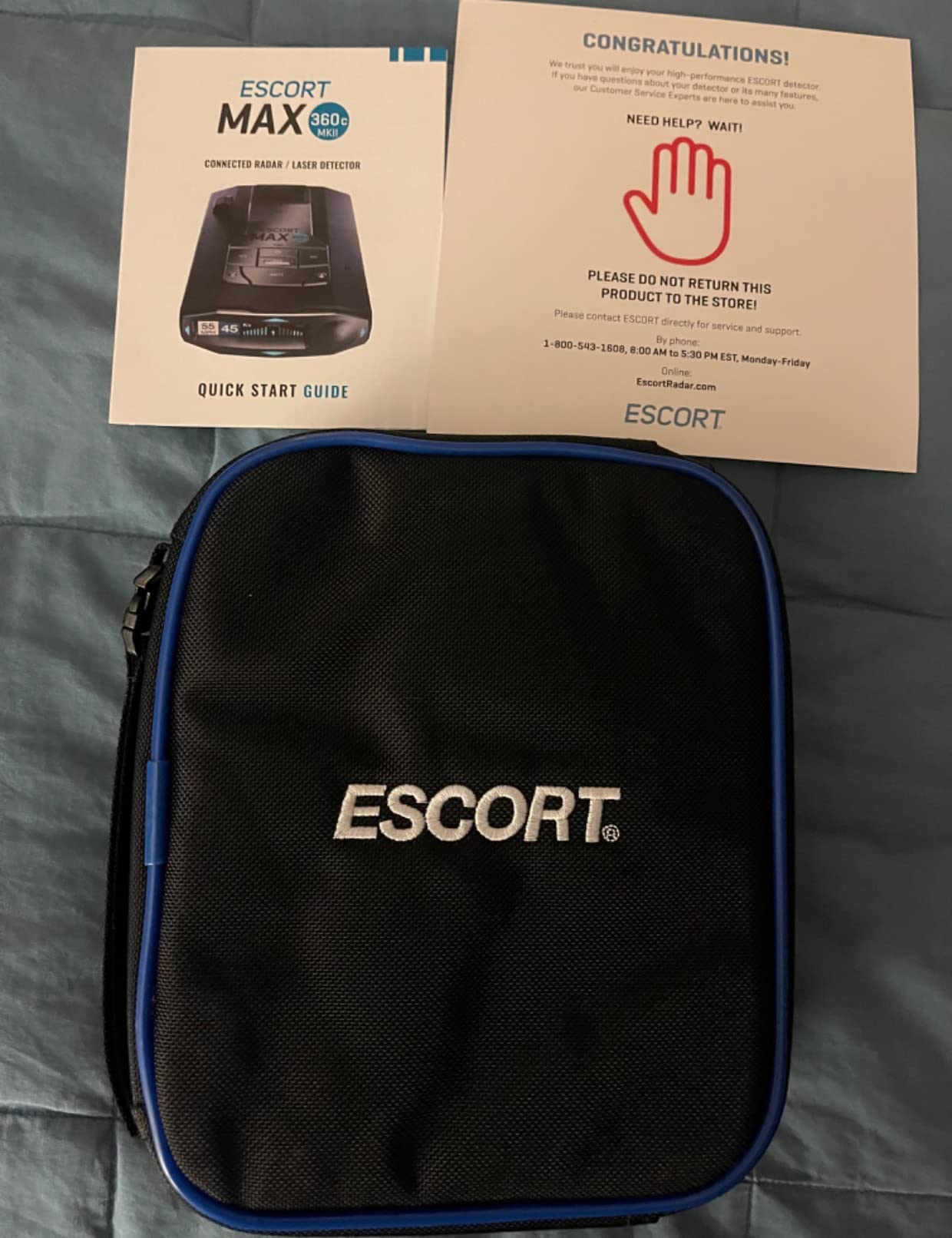 Escort MAX 360c MKII Laser Radar Detector - Dual-Band Wi-Fi and Bluetooth Enabled, 360° Directional Arrows, Exceptional Range, Shared Alerts, Apple CarPlay and Android Auto Compatible, Black customer photo 2