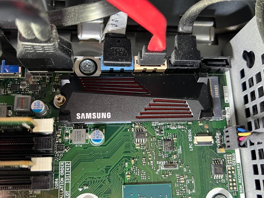 Samsung 990 PRO Heatsink SSD 1TB, NVMe M.2, Speeds Up to 7,450MB/s, Best for PlayStation 5 (PS5 SSD) Console Expansion MZ-V9P1T0CW customer photo 1