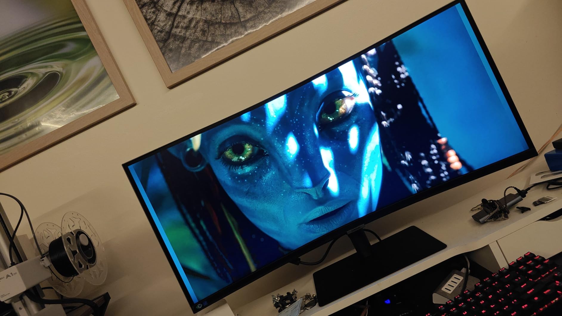 SAMSUNG Viewfinity S65UA Series 34-Inch Ultrawide QHD Curved Monitor, 100Hz, USB-C, HDR10 (1 Billion Colors), Height Adjustable Stand, TUV-certified Intelligent Eye Care (LS34A654UBNXGO) customer photo 1