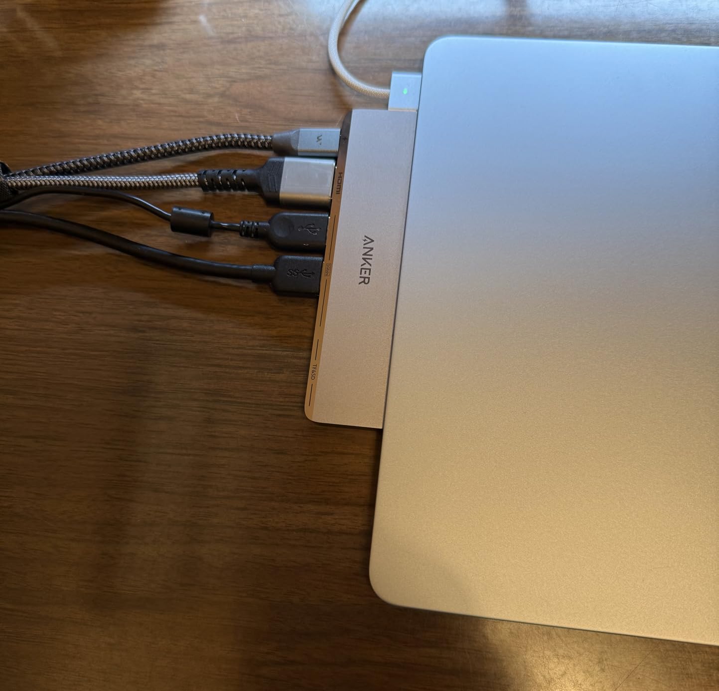Anker USB C Hub for MacBook, 7-in-2 mac Dock with 4K@60Hz HDMI, Compatible with Thunderbolt 4, 1 Type C and 2 USB A Data Ports for MacBookPro 13 Inch, MacBookAir M4/M5, and More (Not Work with Neo) customer photo 1