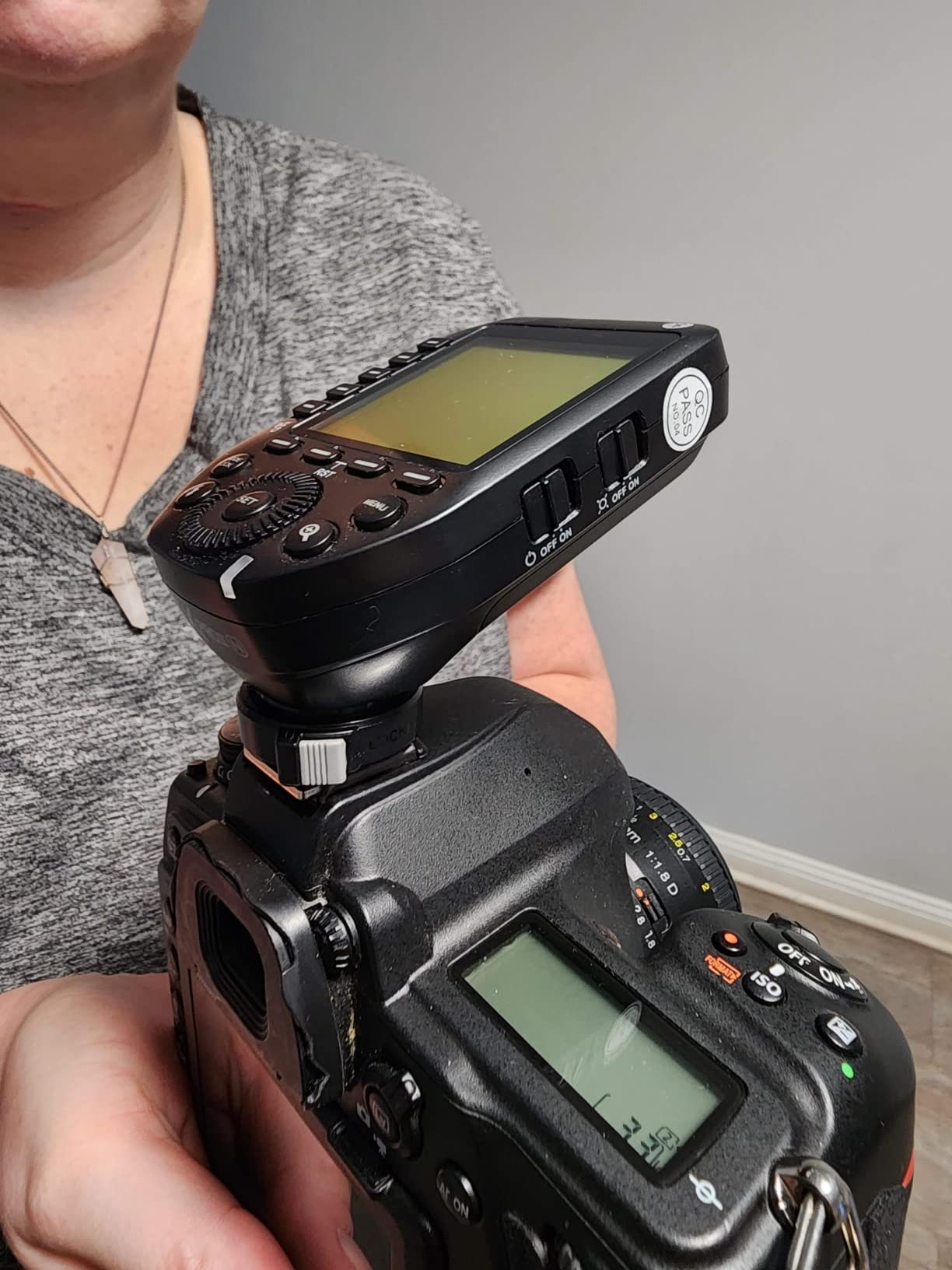 Godox XProII-N Wireless Flash Trigger for Nikon Cameras, 2.4G TTL Wireless Flash Transmitter HSS 1/8000s, TCM Transform Function, Bluetooth Connection, New Hotshoe Locking, Large LCD Display customer photo 1