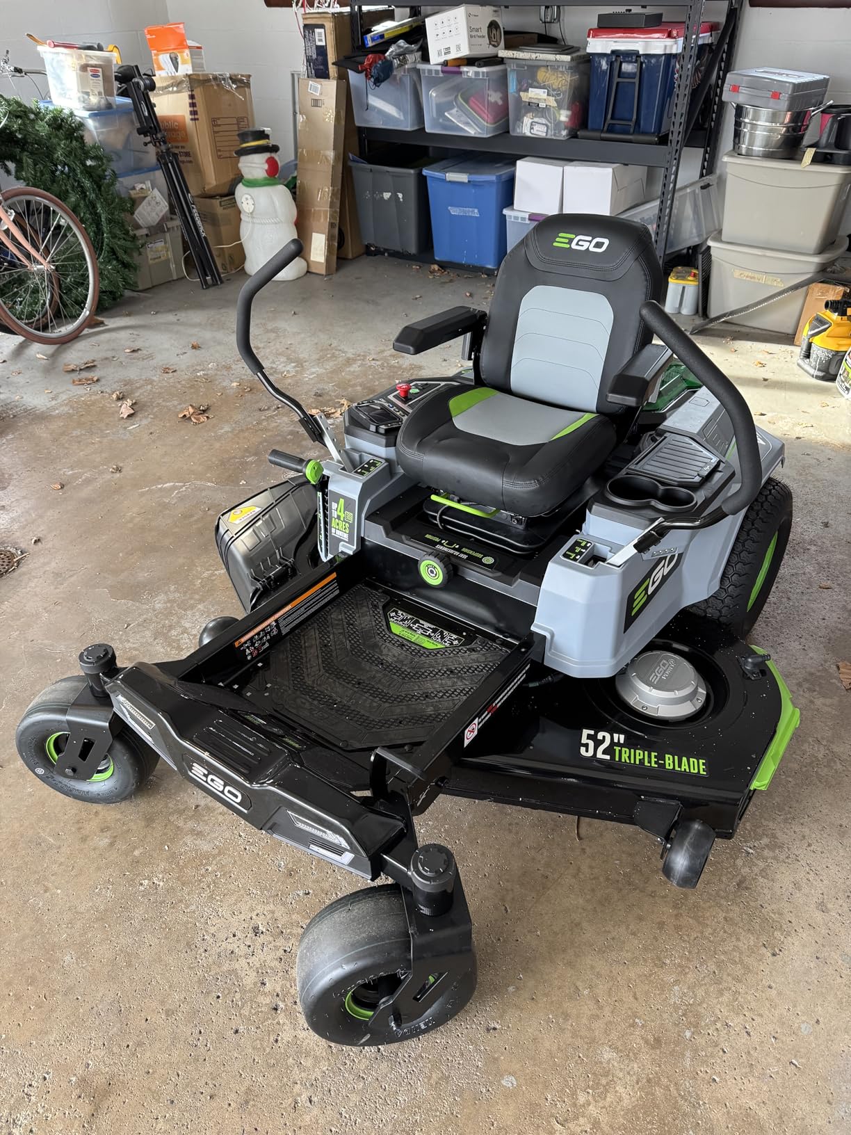 EGO Power+ Electric Riding Lawn Mower, 52