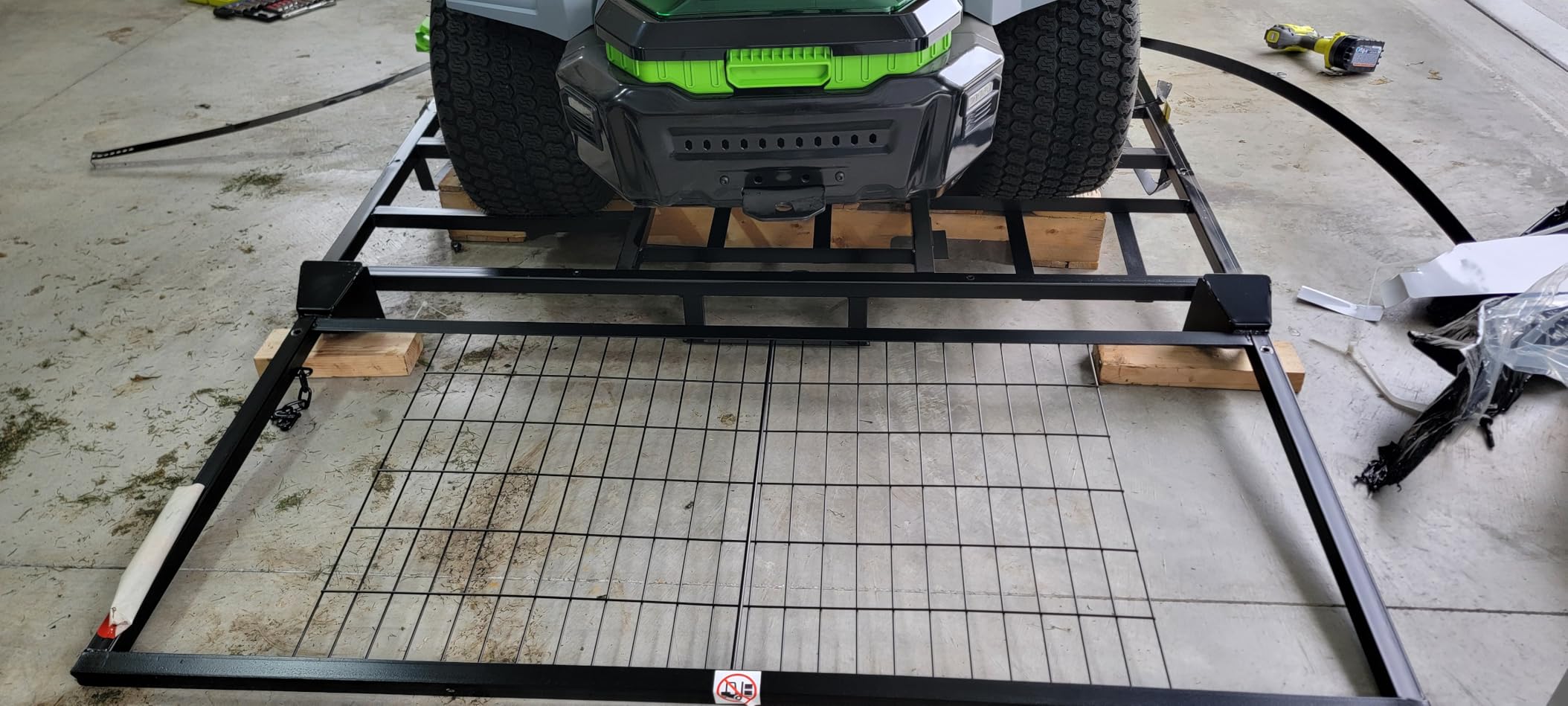 EGO Power+ Electric Riding Lawn Mower, 52