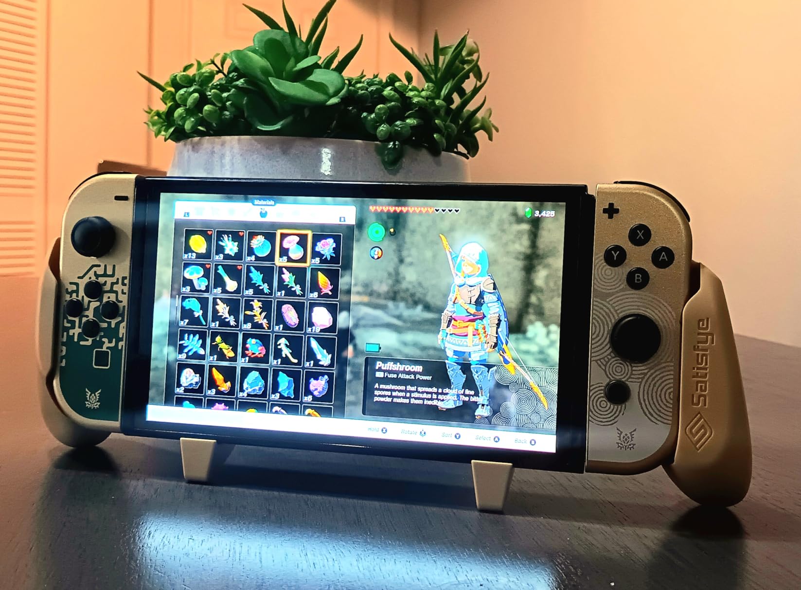 Satisfye ZenGrip Pro Gen 3 OLED - Switch Grip Comfortable & Ergonomic, Joy Con & Switch Control (Blue) customer photo 1