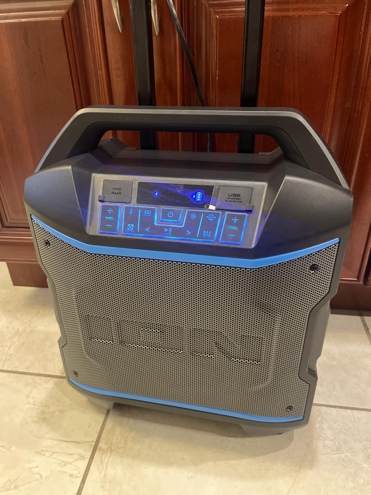 ION Block Rocker 120W Bluetooth Outdoor Speaker with Wheels customer photo 2