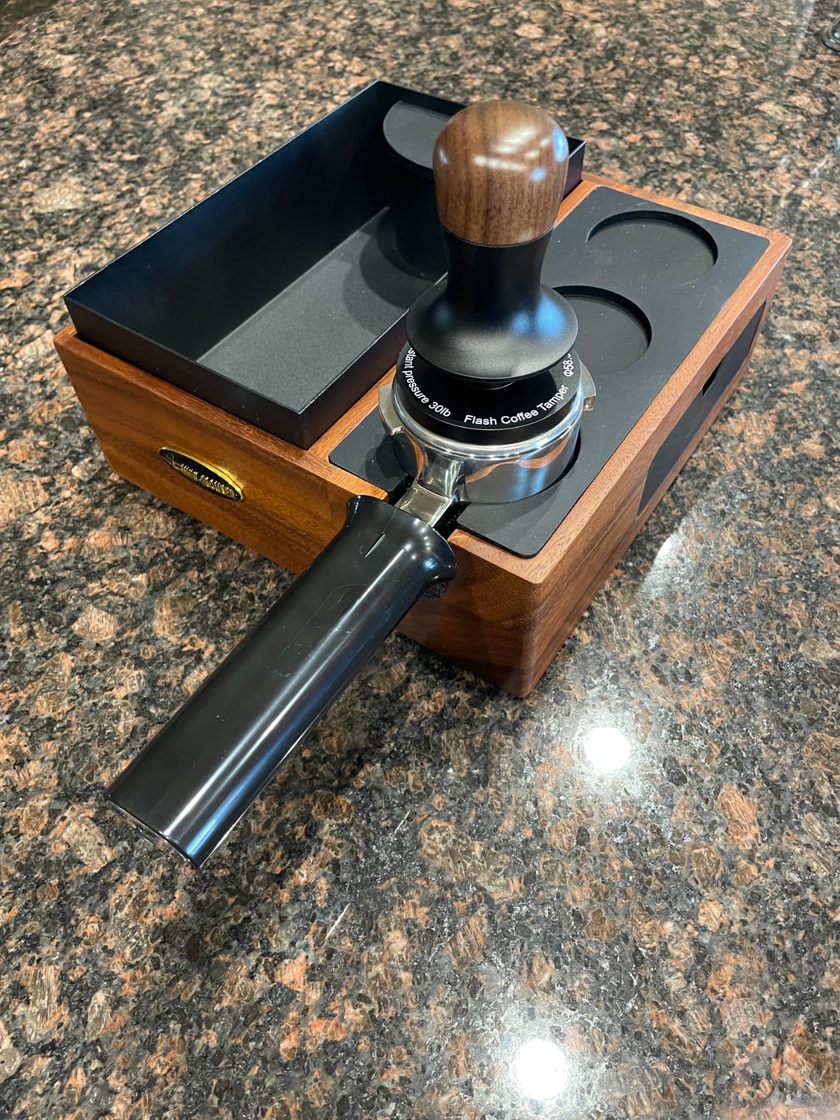 MHW-3BOMBER 58mm Espresso Tamper - 3 Spring Loaded Coffee Tamper with 15lb / 30lbs Replacement Springs - Barista Calibrated Tamper with Sound Feedback - Compatible with 58mm Portafilter customer photo 1